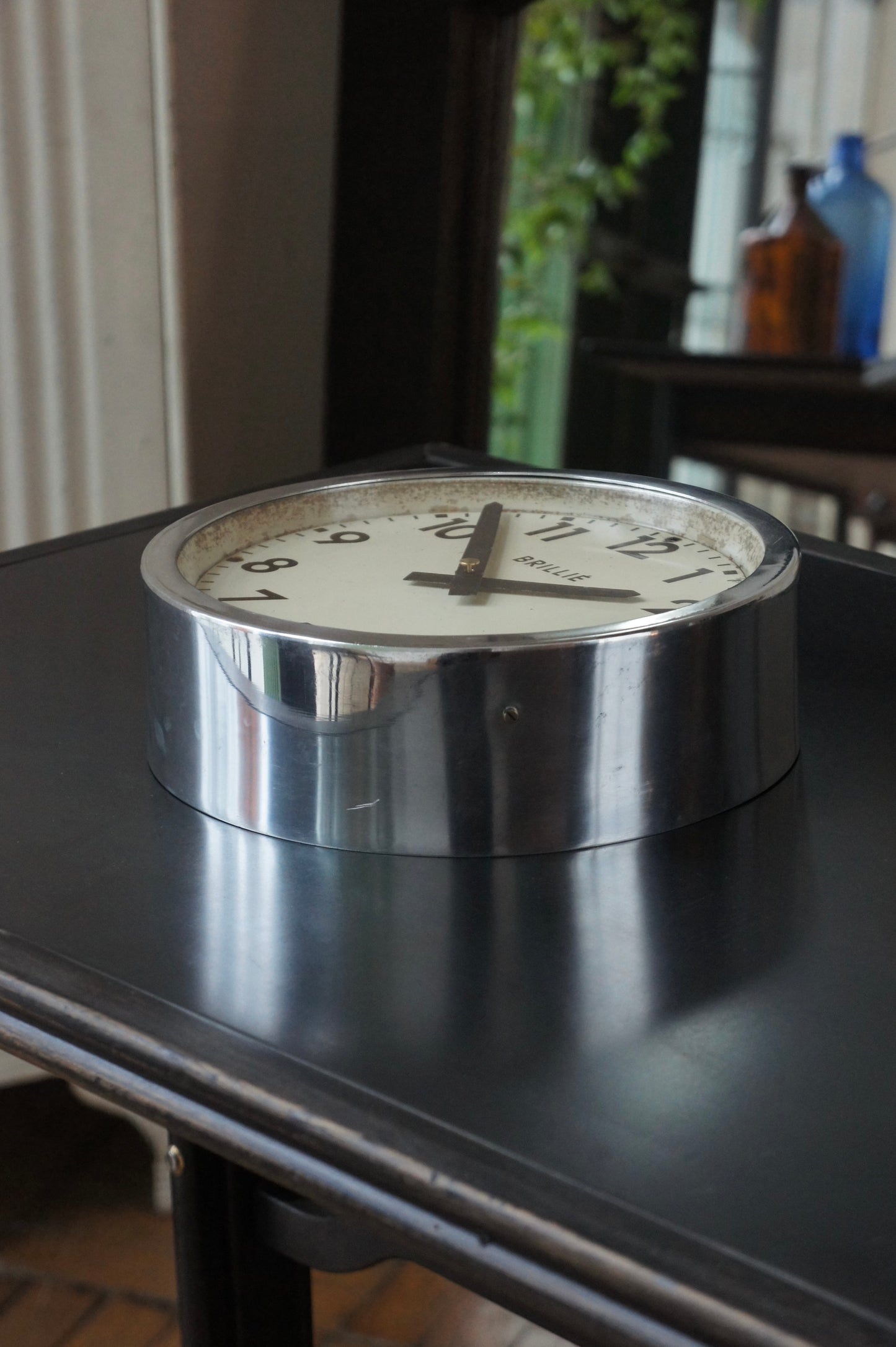 BRILLIÉ Wall Clock / Polish aluminium
