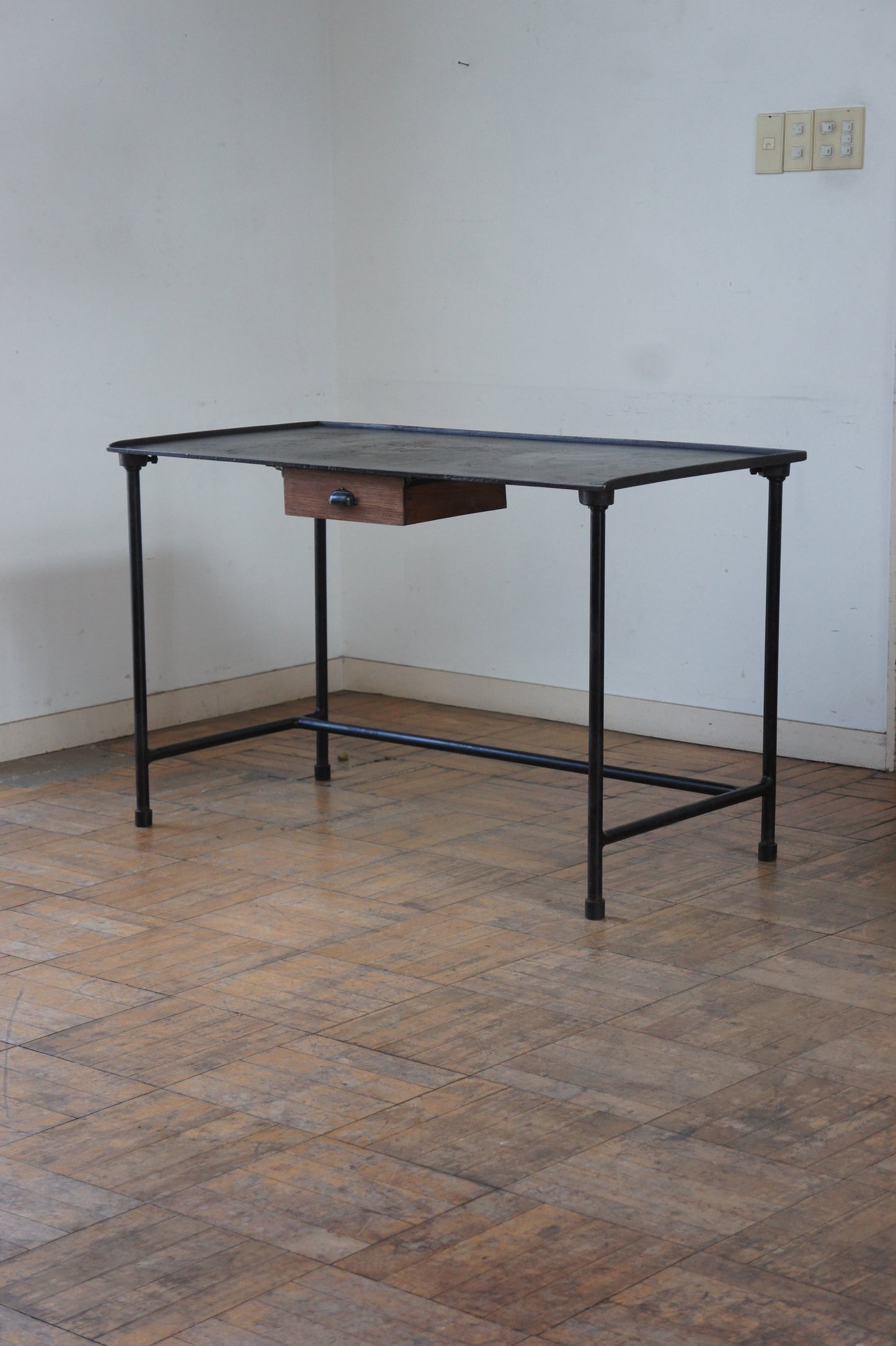 Cast iron desk