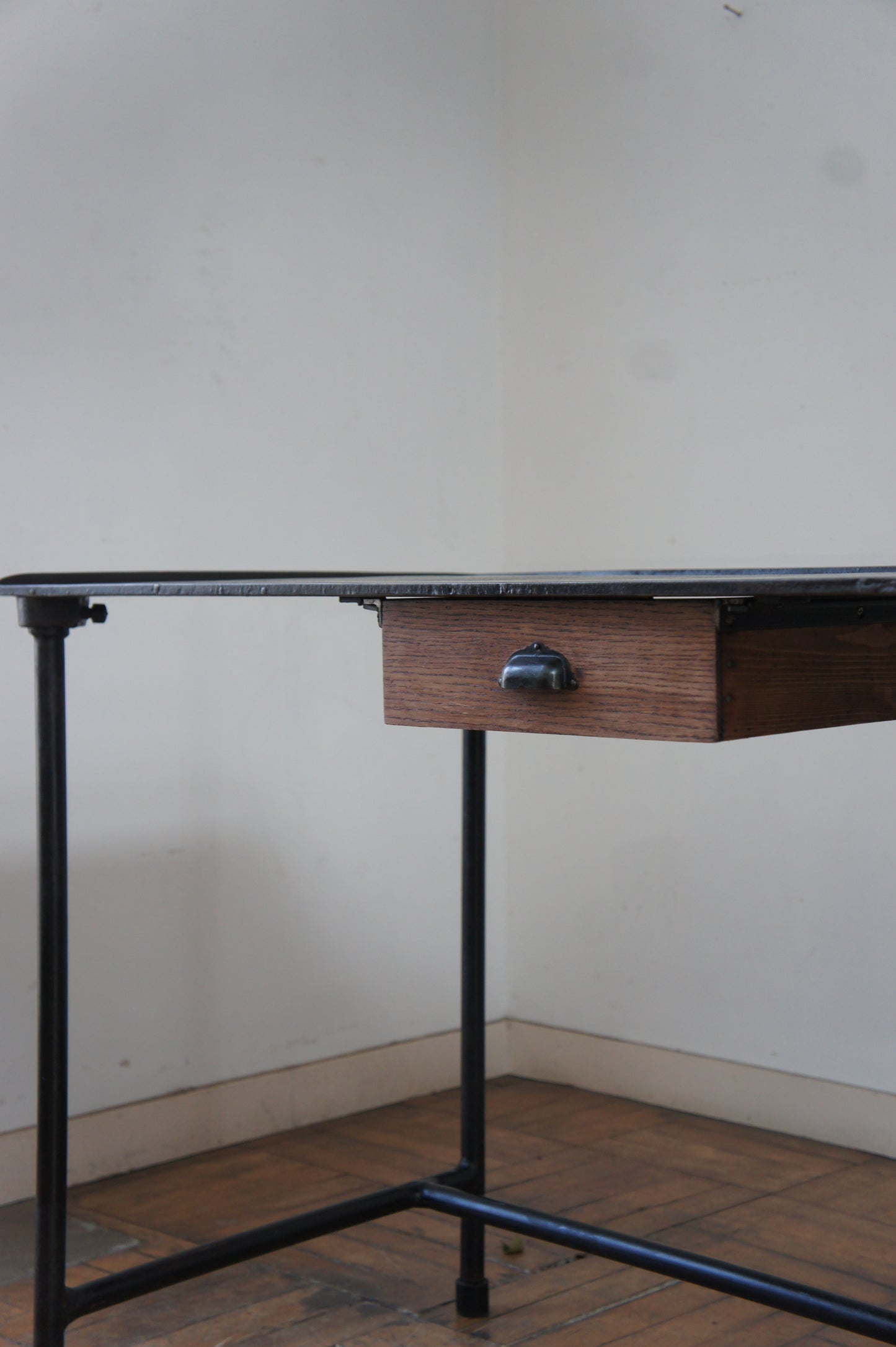 Cast iron desk