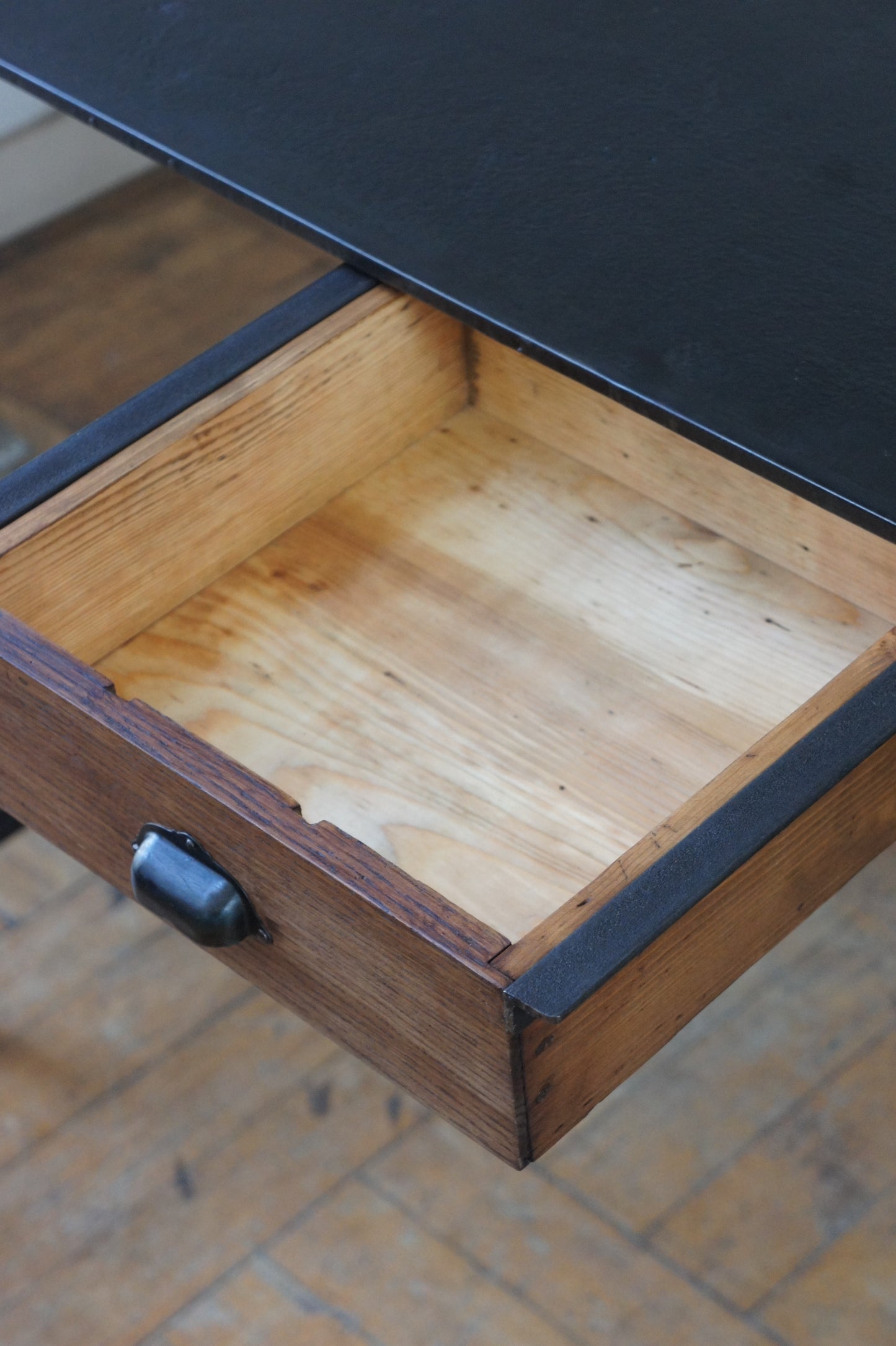 Cast iron desk