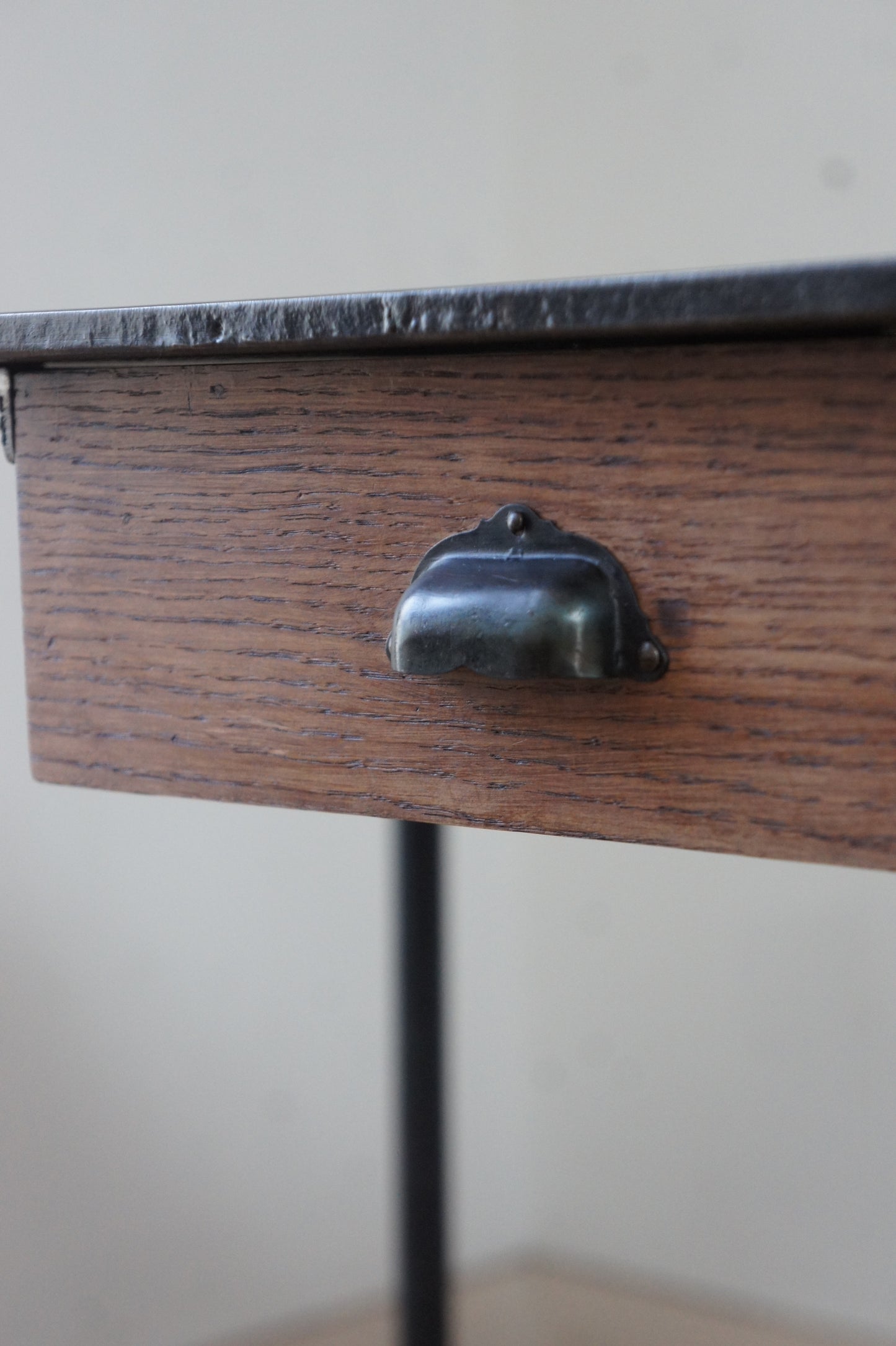 Cast iron desk