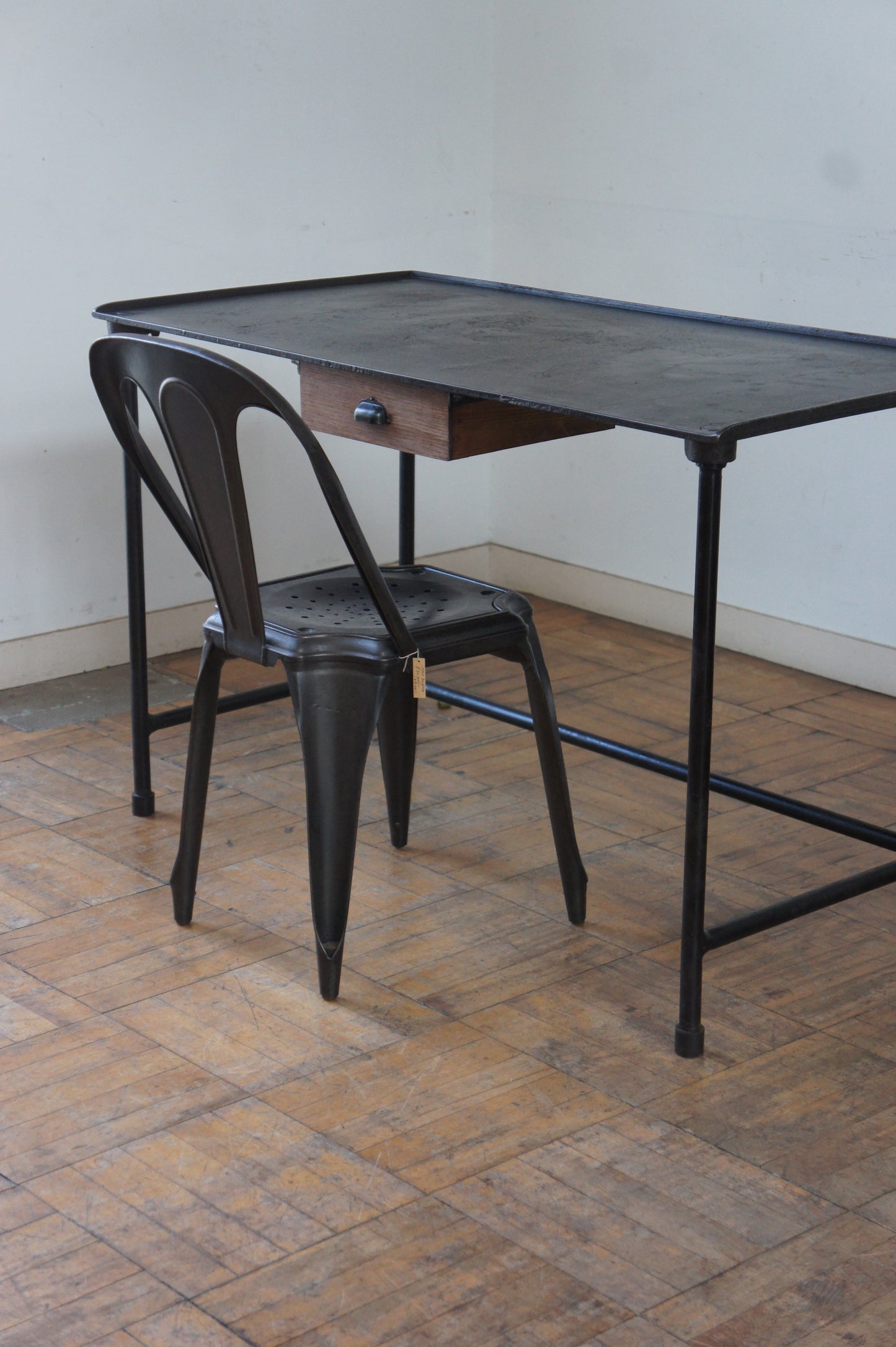 Cast iron desk