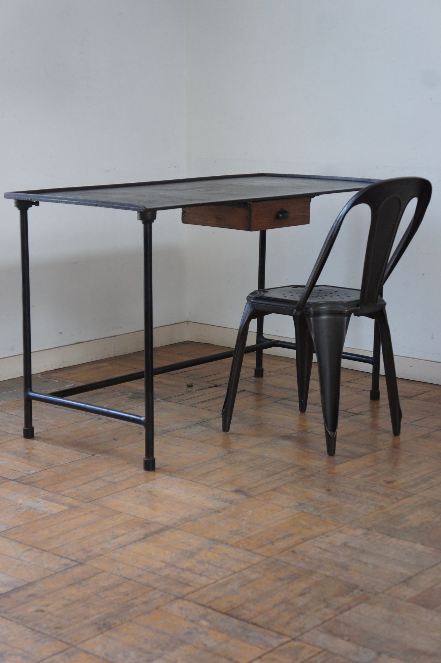 Cast iron desk