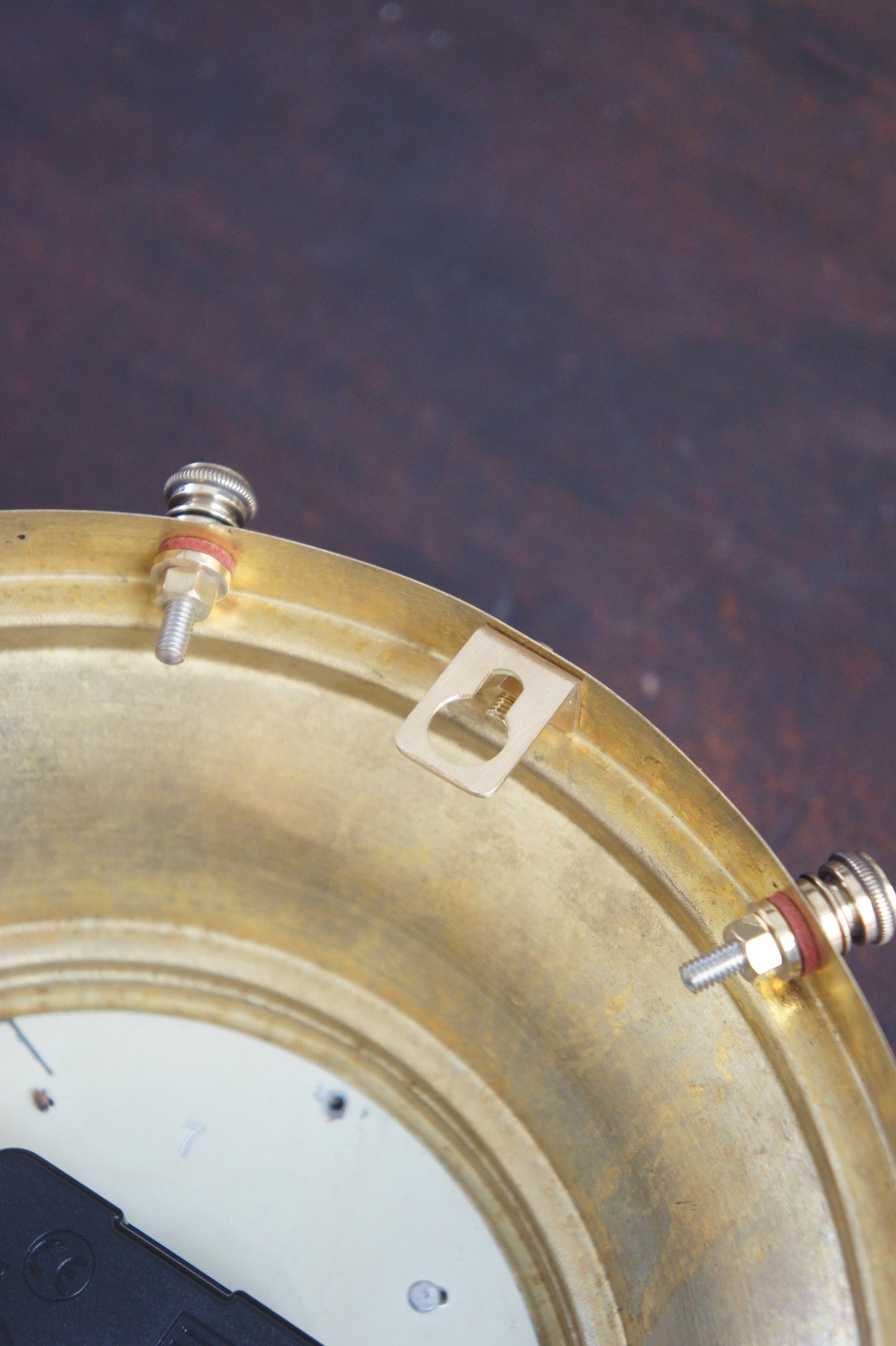 BRILLIÉ Wall Clock / Laiton plaqué