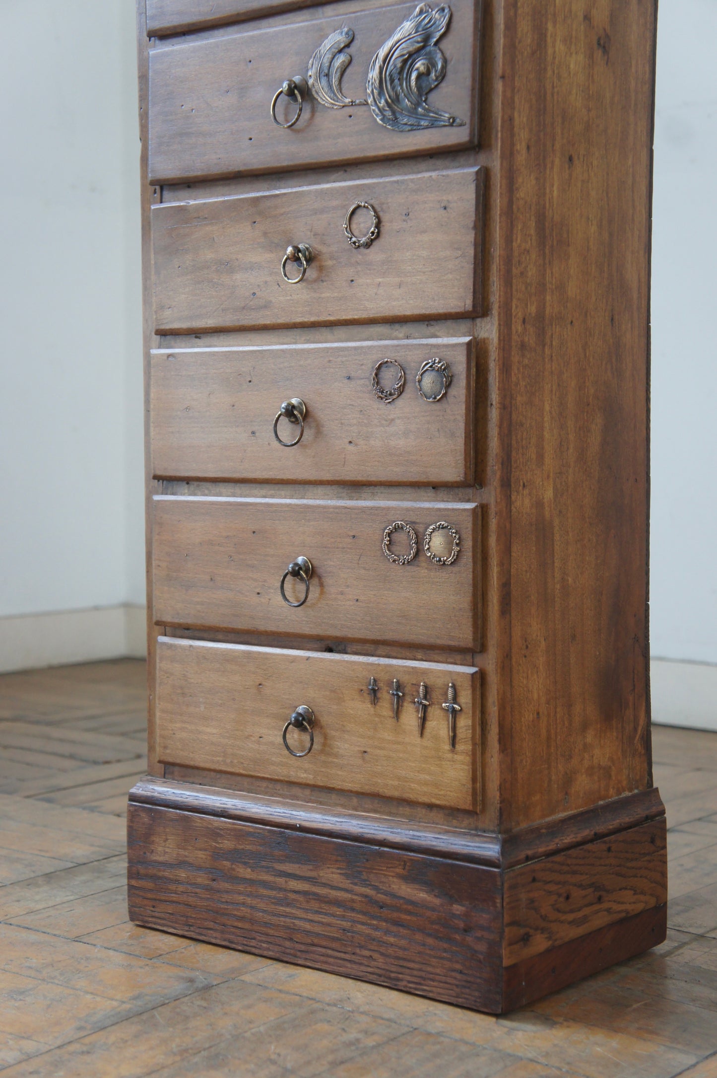 Wooden drawers cabinet 7 / N°1