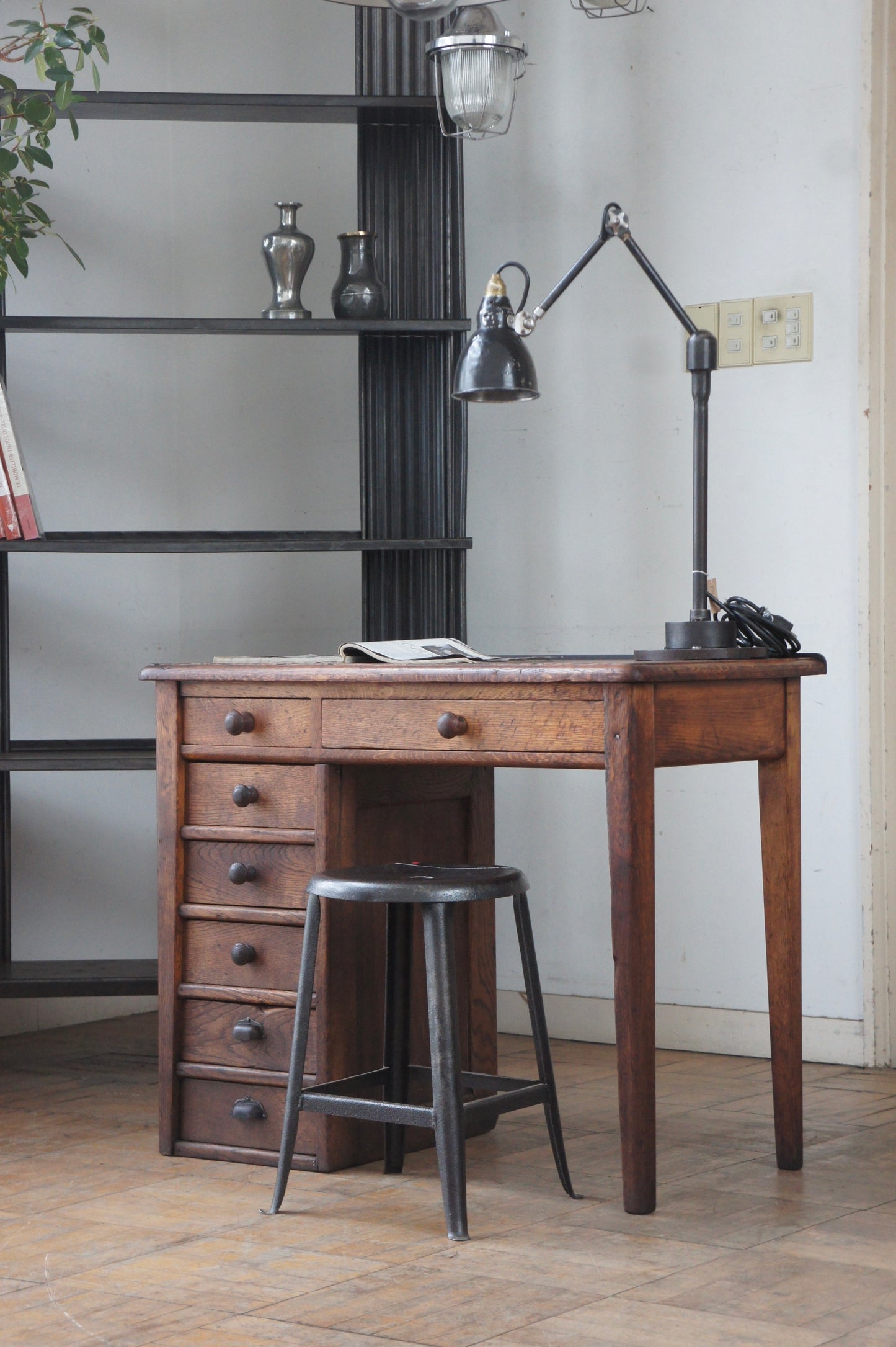 Wooden desk