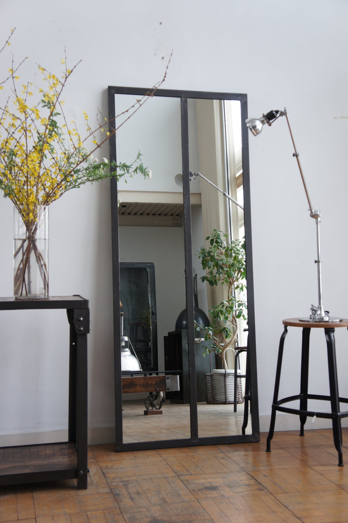Iron window mirror 2G / B