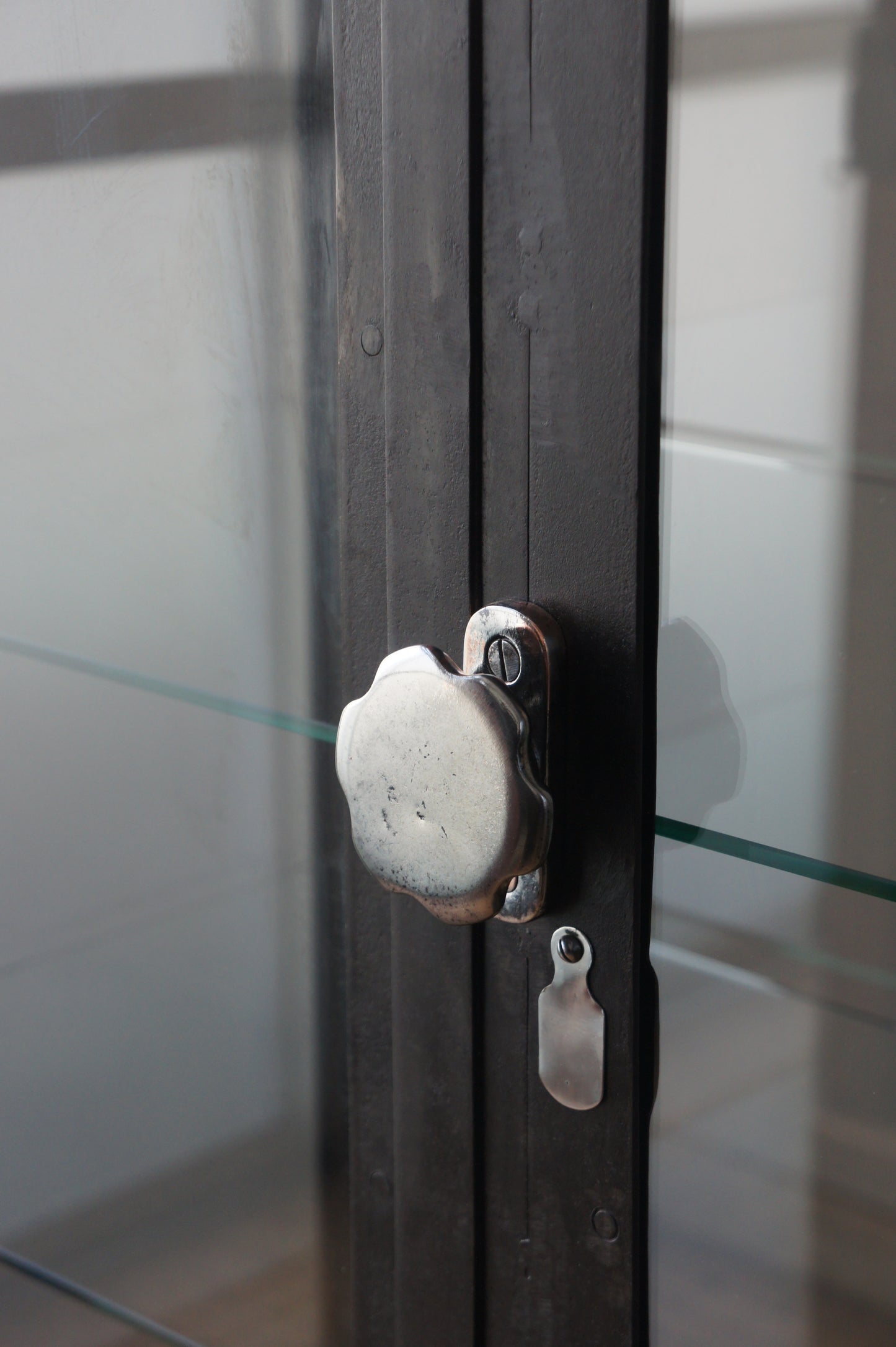 Metal glass cabinet 92
