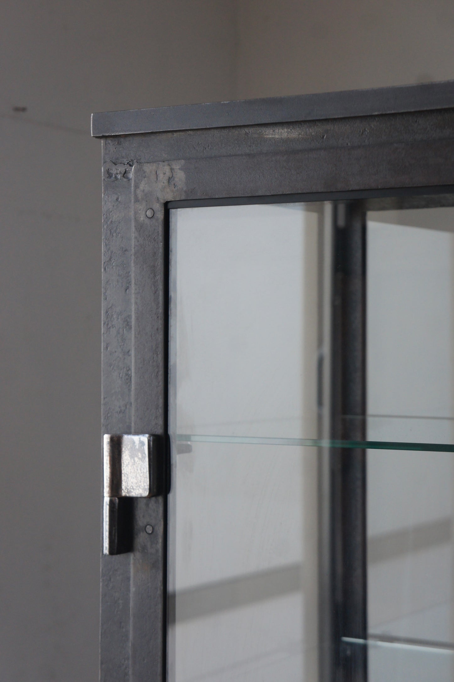 Metal glass cabinet 92