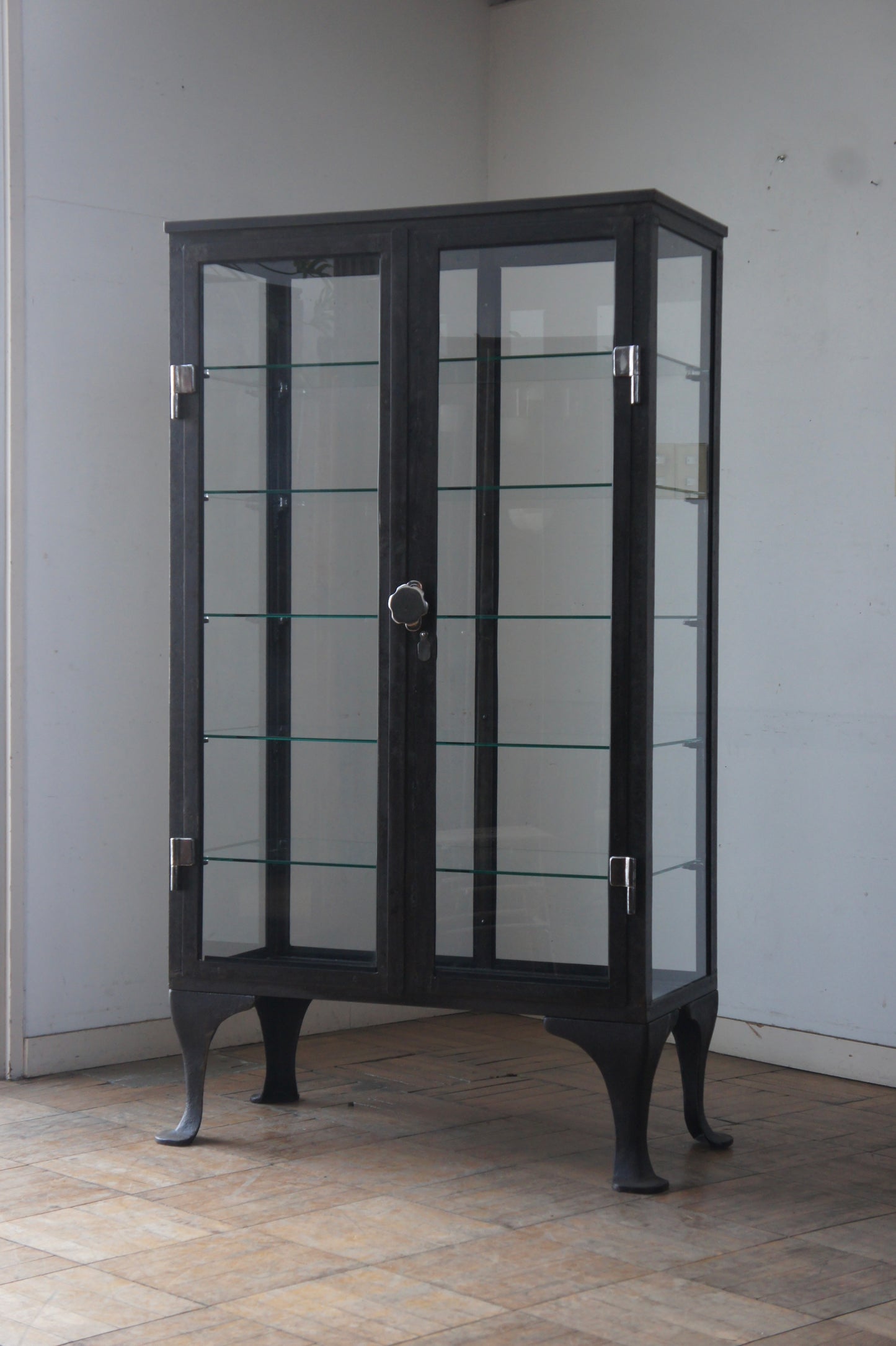 Metal glass cabinet 92