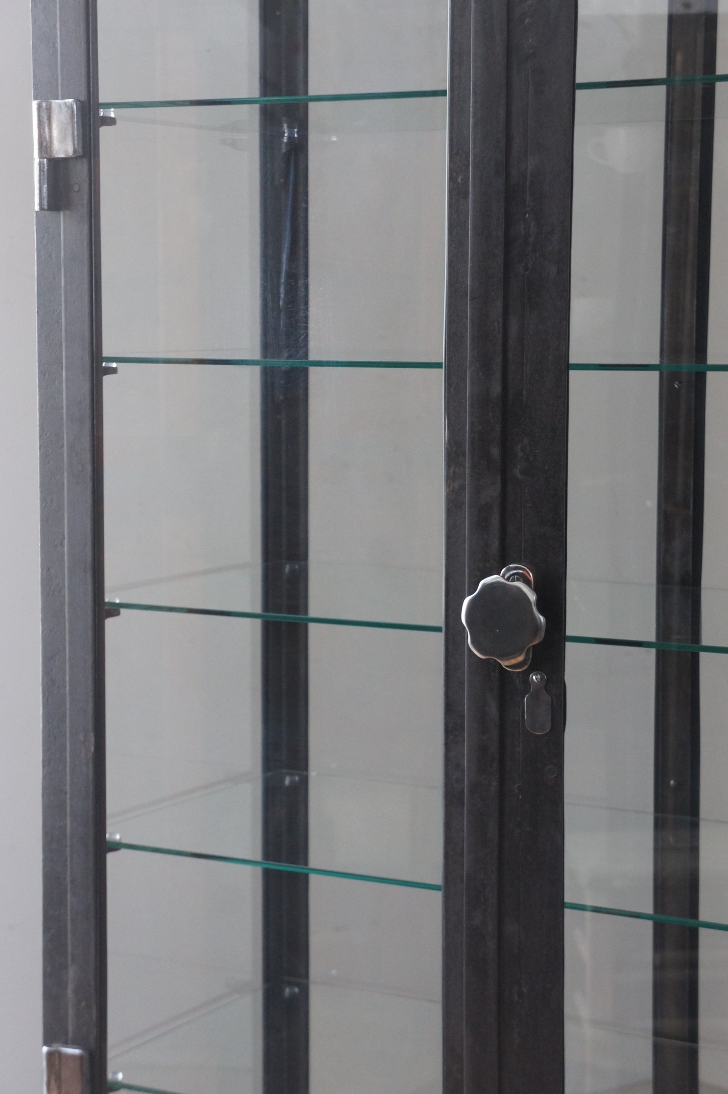 Metal glass cabinet 92
