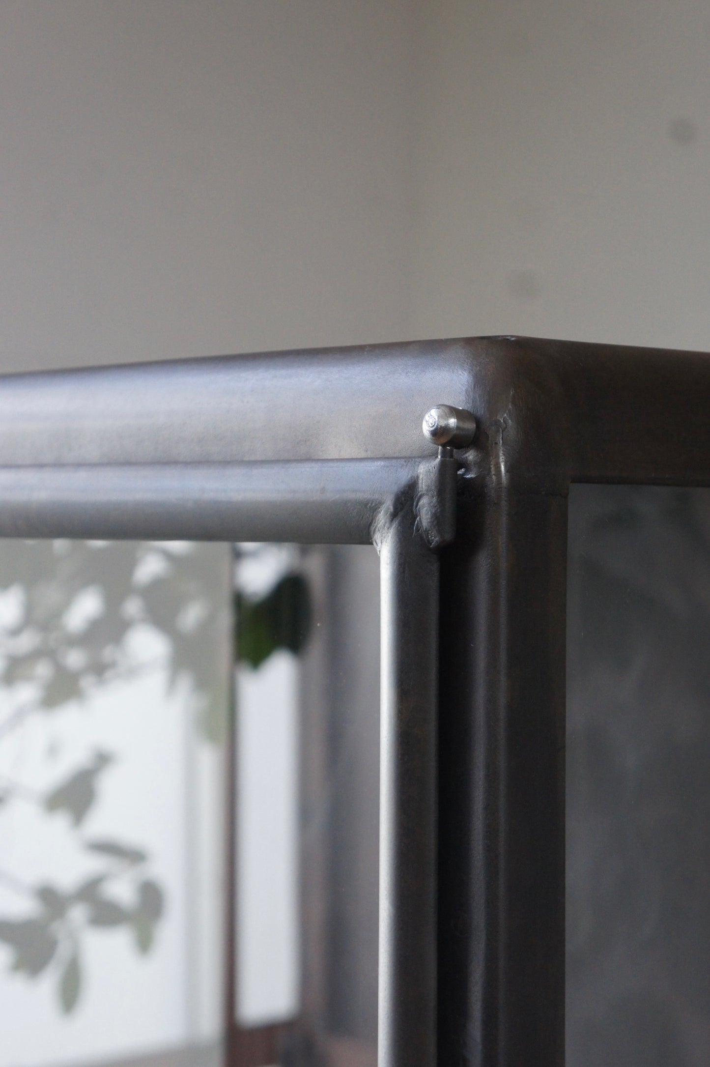 Metal glass cabinet 60