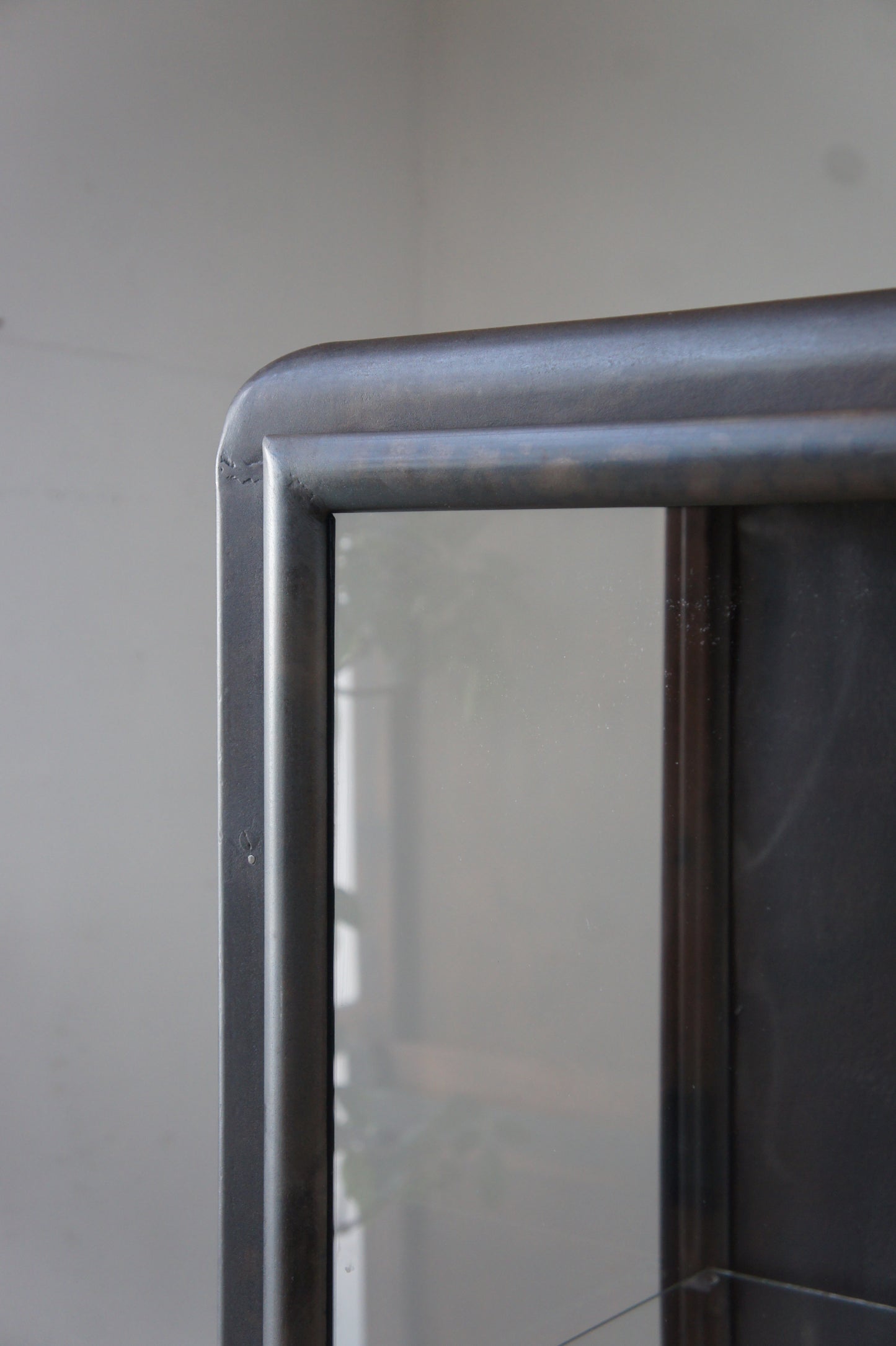 Metal glass cabinet 60