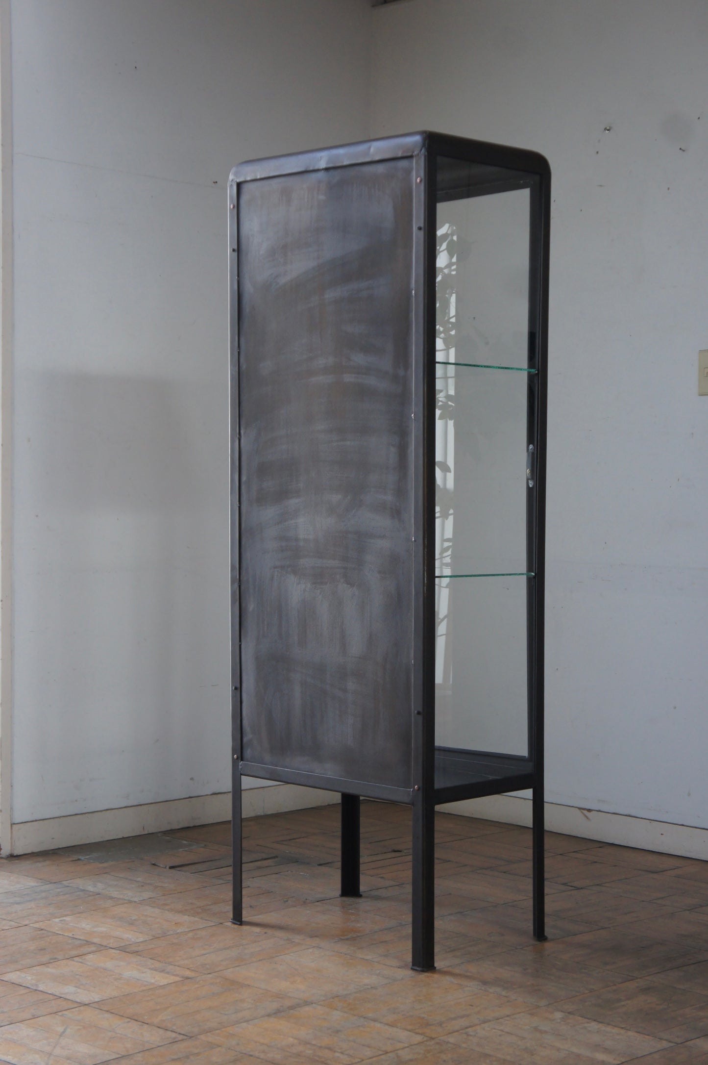 Metal glass cabinet 60