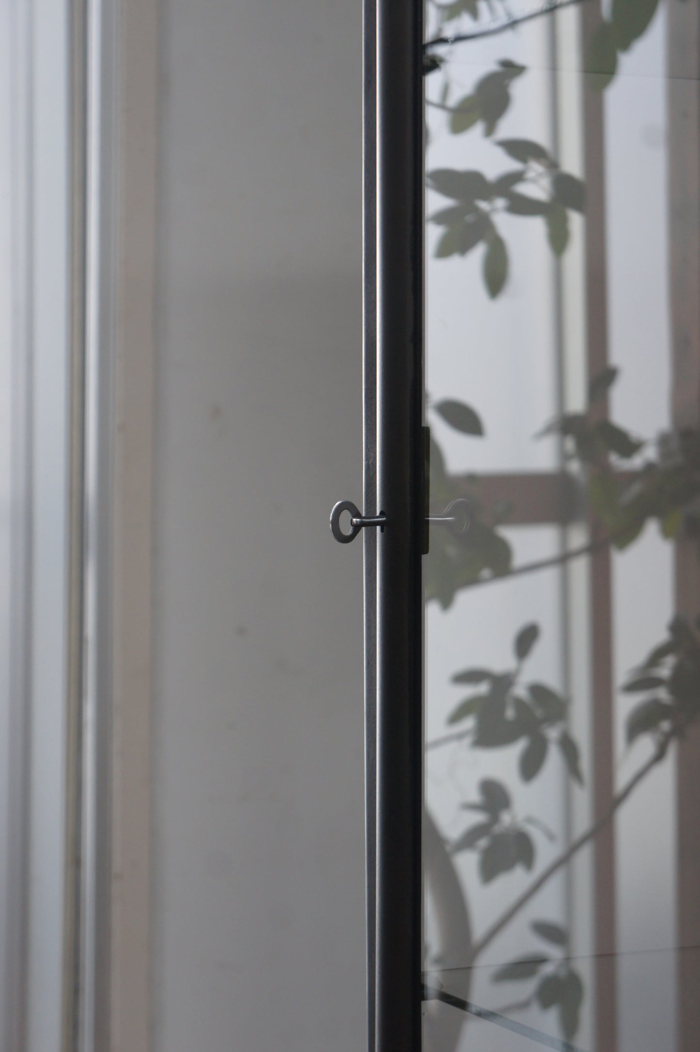 Metal glass cabinet 60