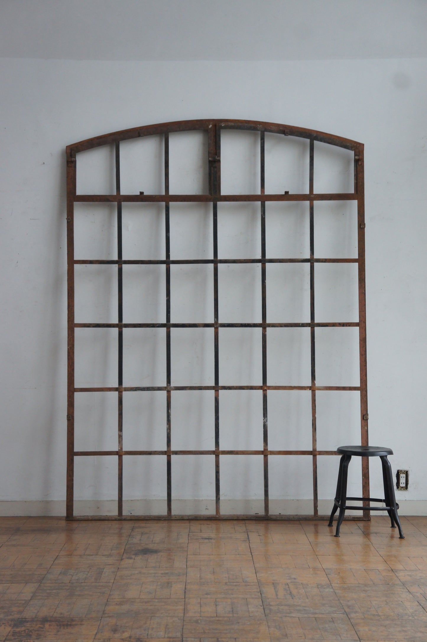 Iron window frames