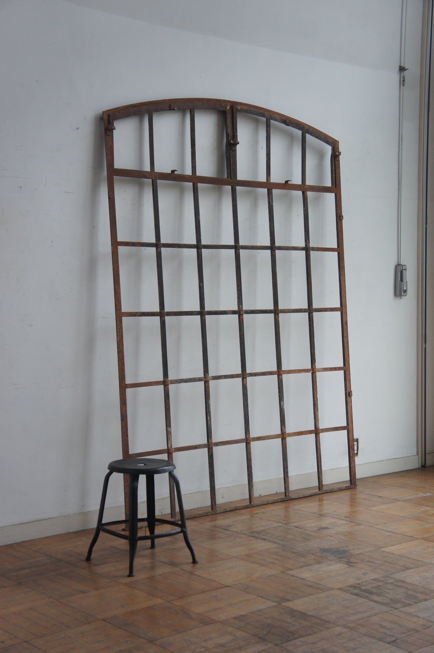 Iron window frames