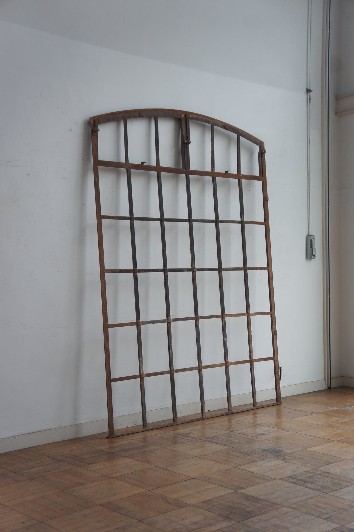 Iron window frames