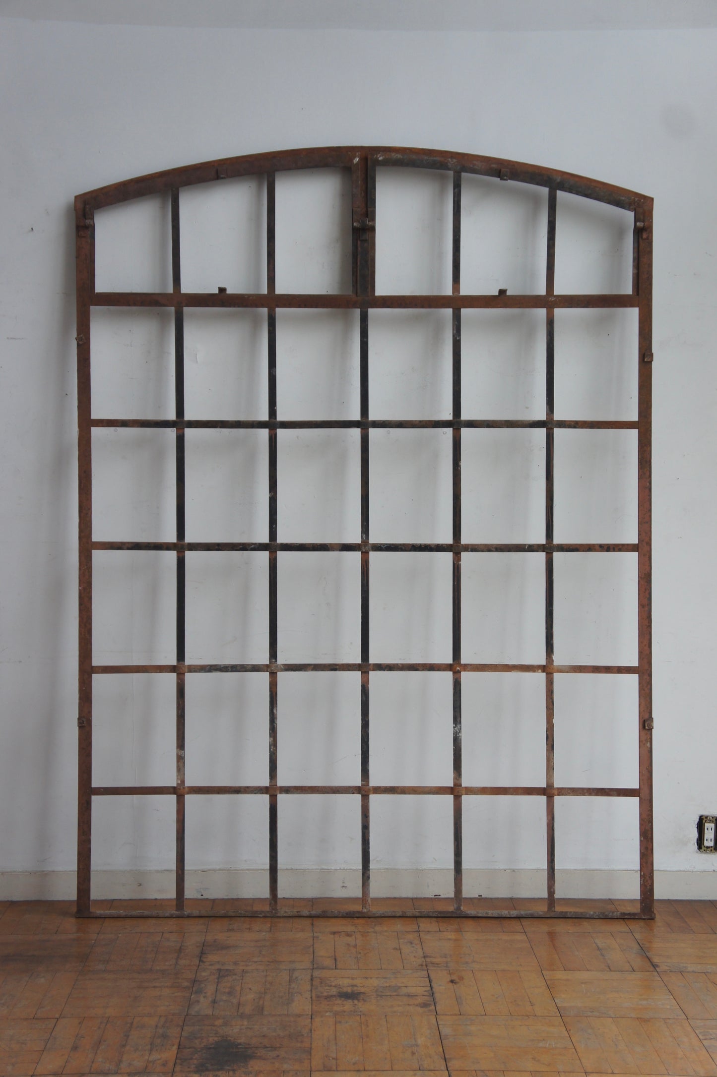 Iron window frames