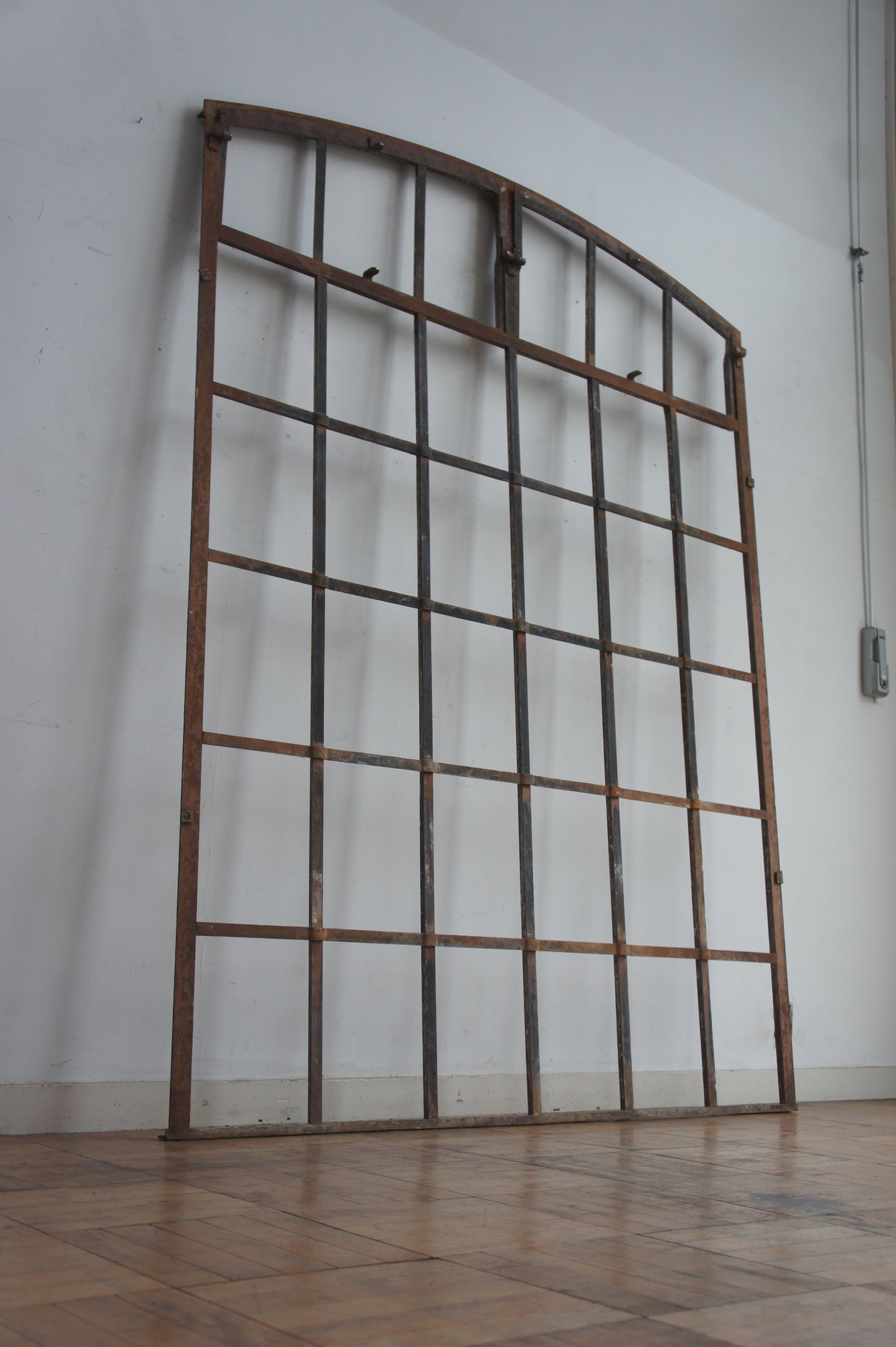 Iron window frames