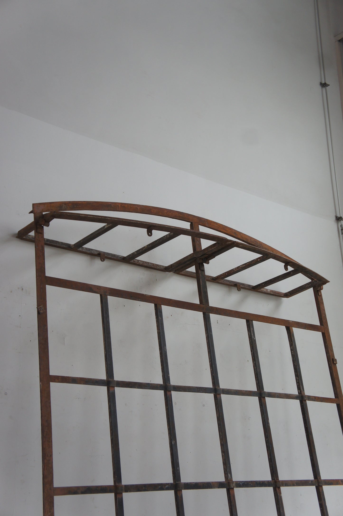 Iron window frames