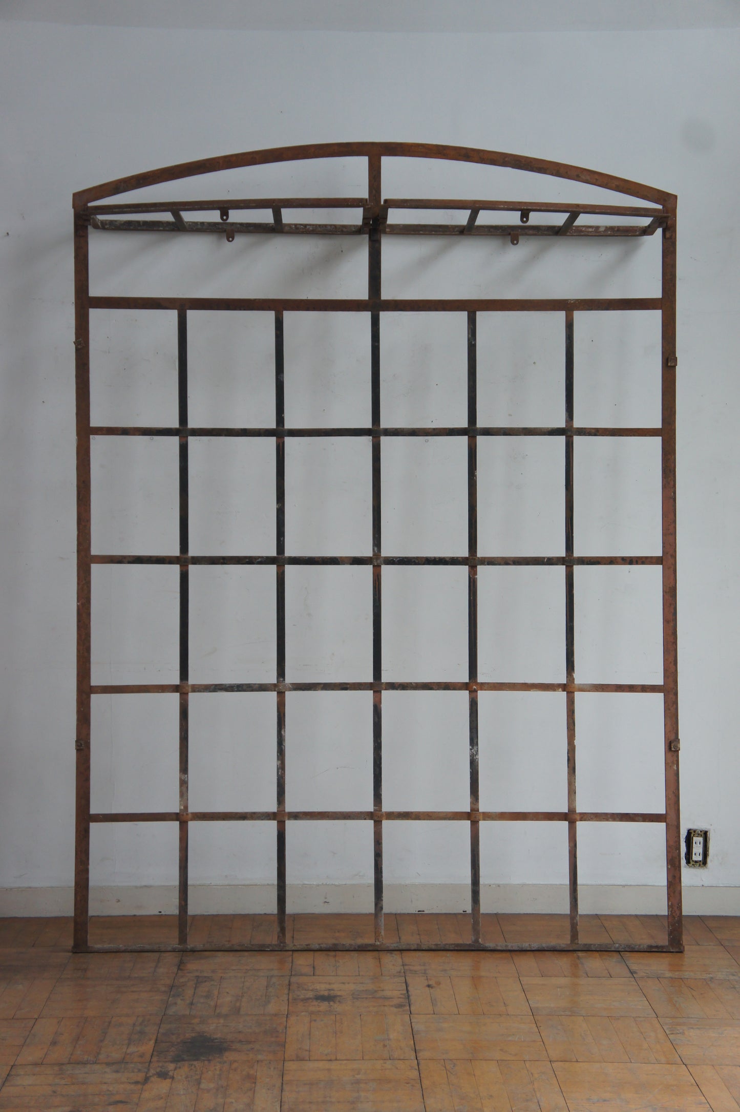 Iron window frames