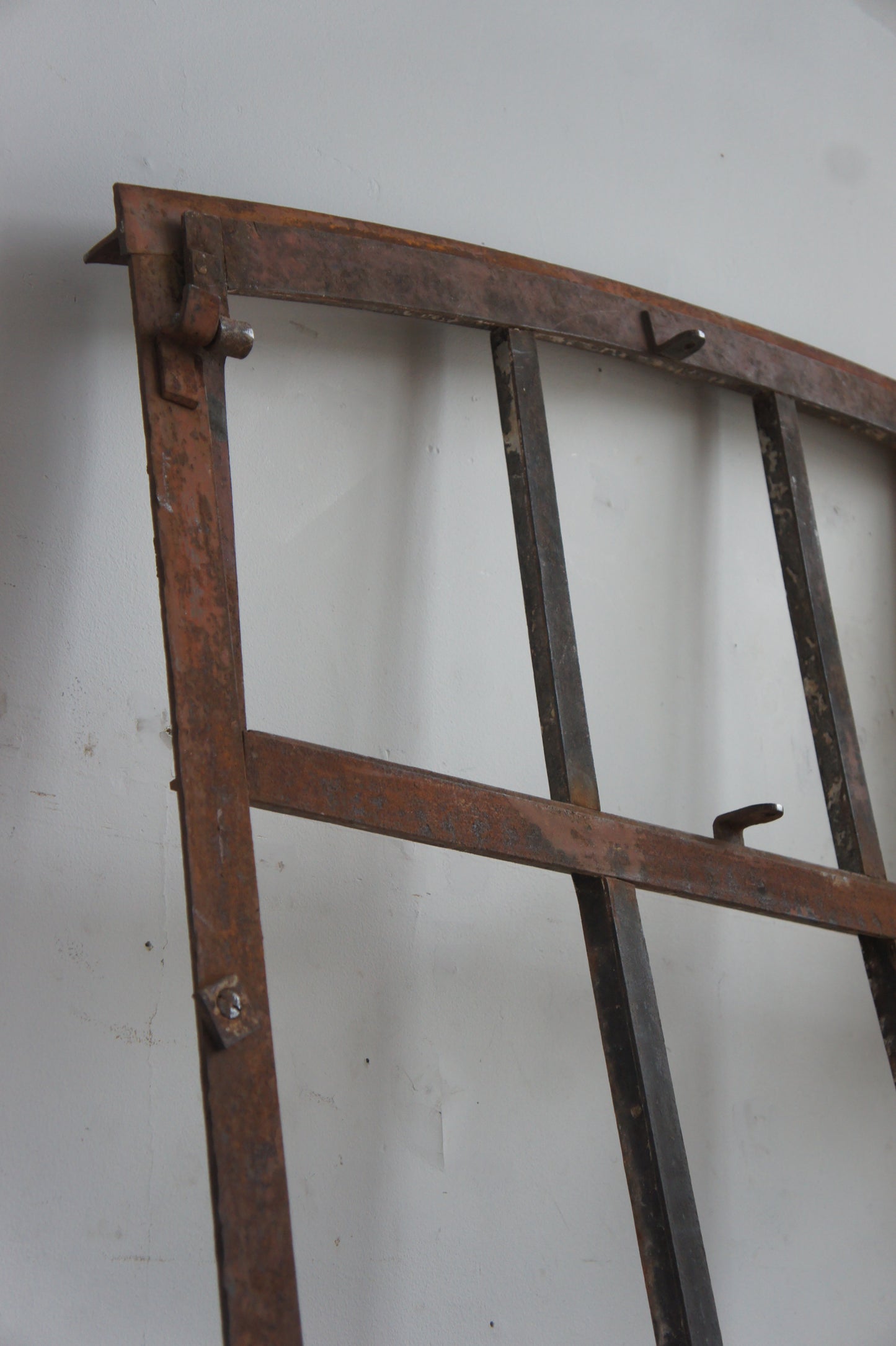 Iron window frames