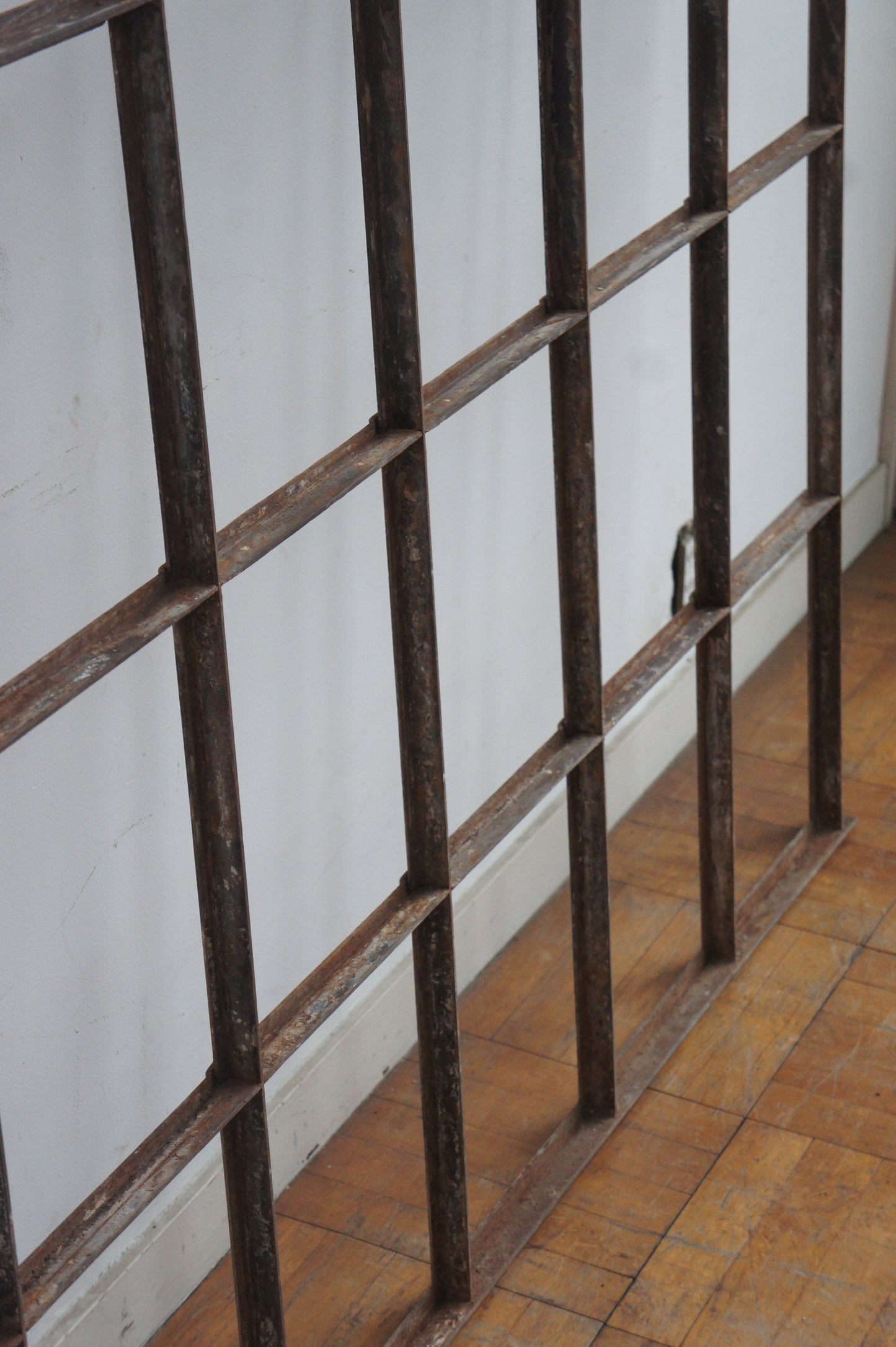 Iron window frames