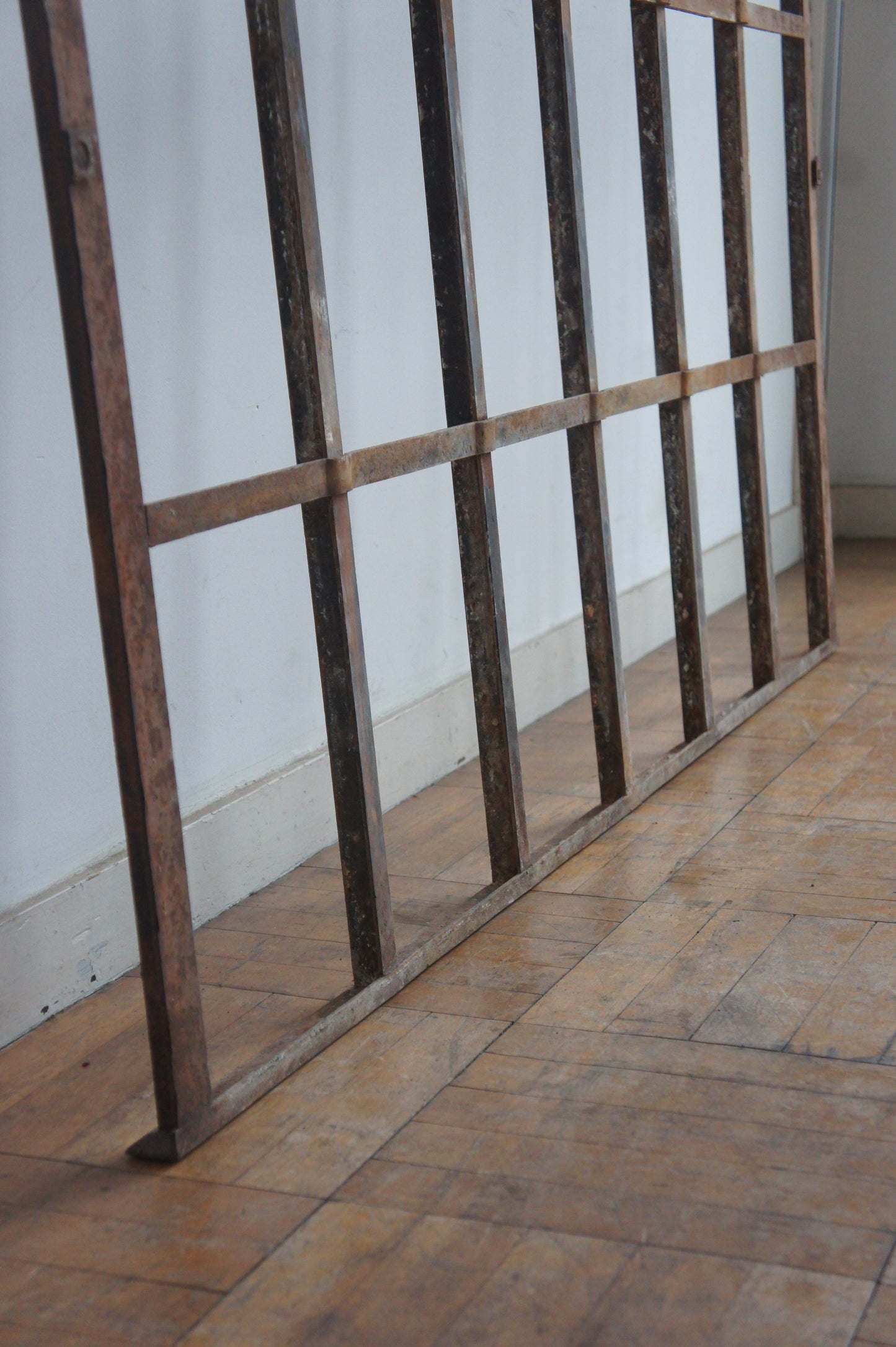 Iron window frames