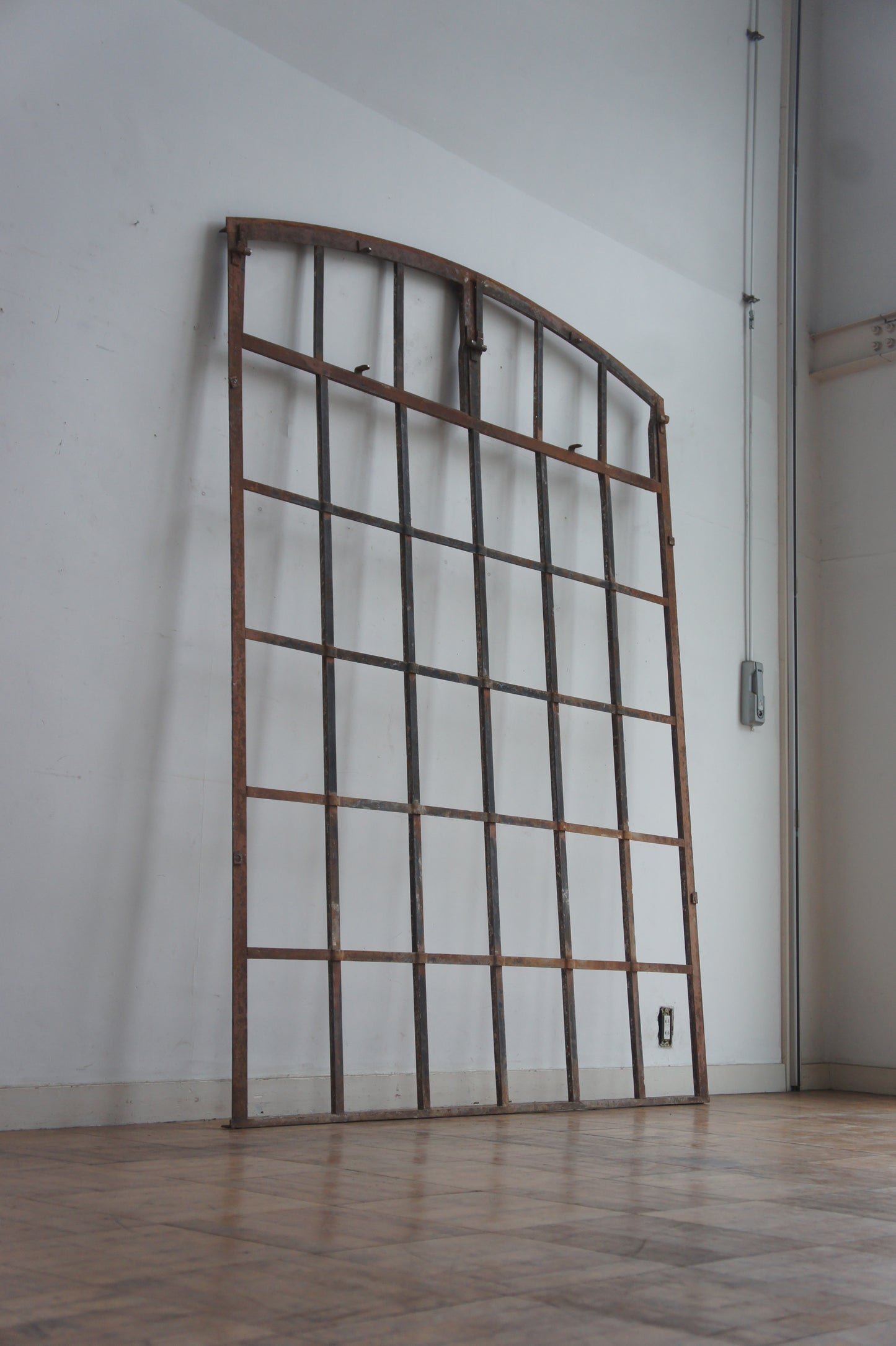 Iron window frames