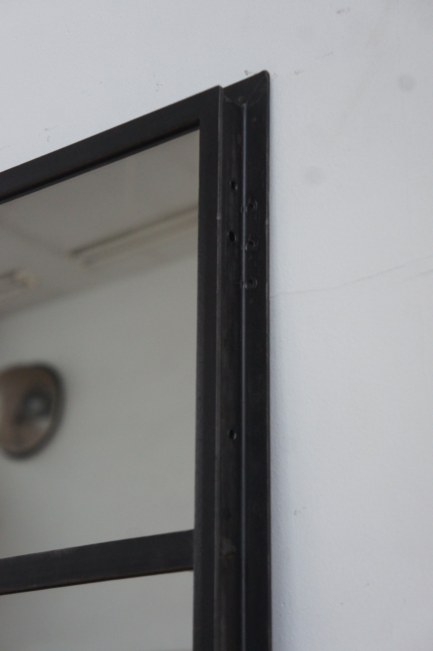 Iron door mirror / pair