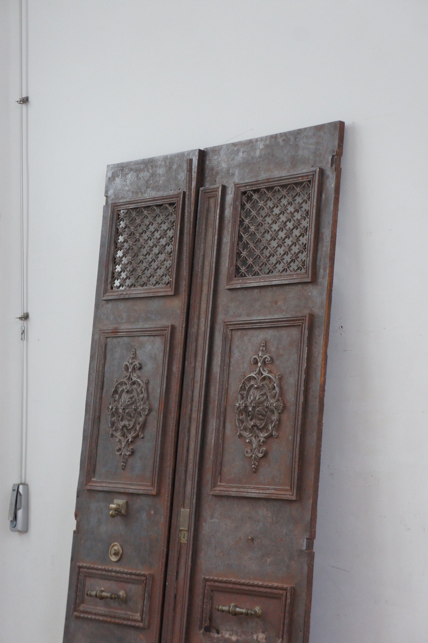 Iron double entrance door