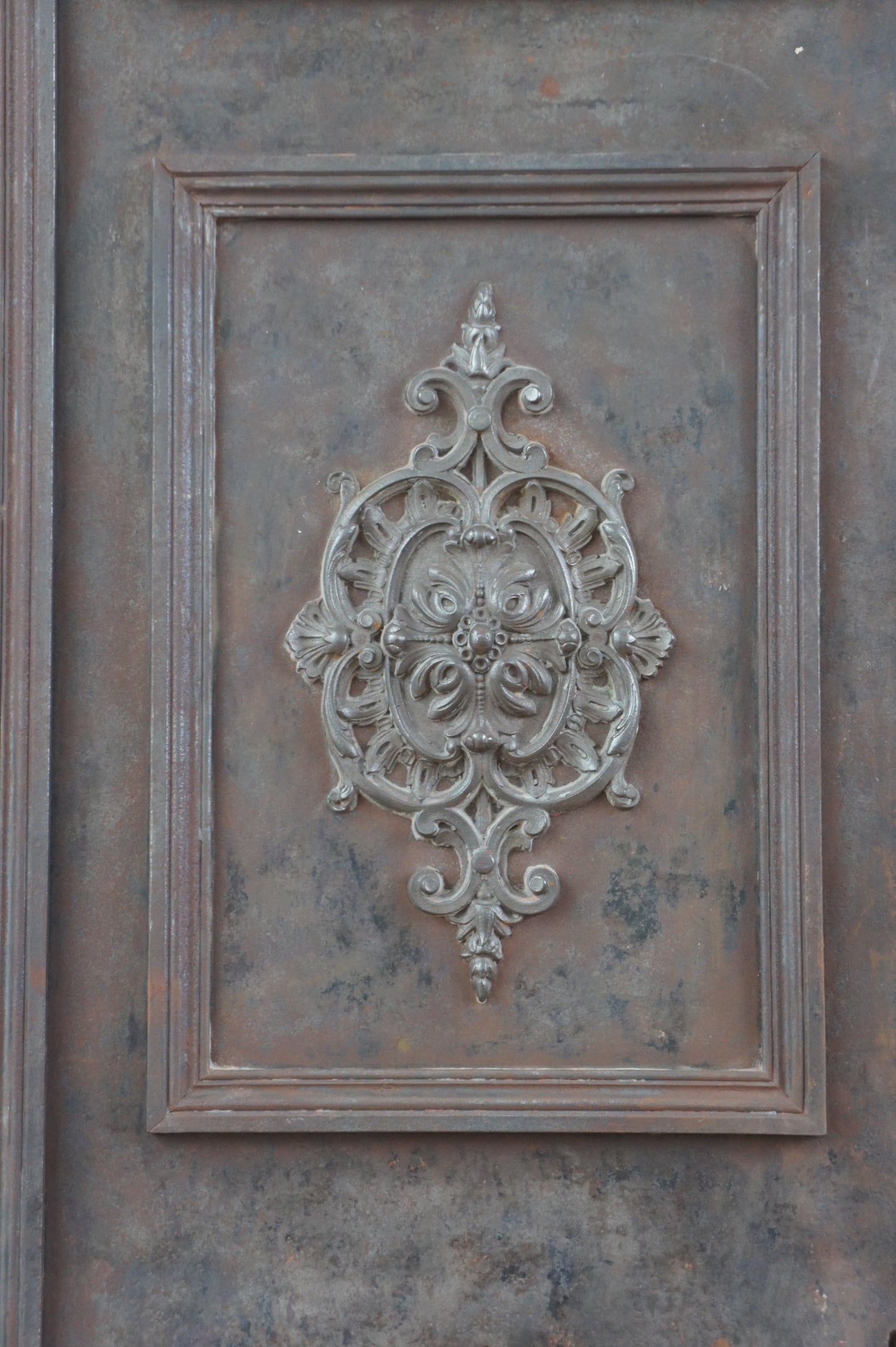 Iron double entrance door
