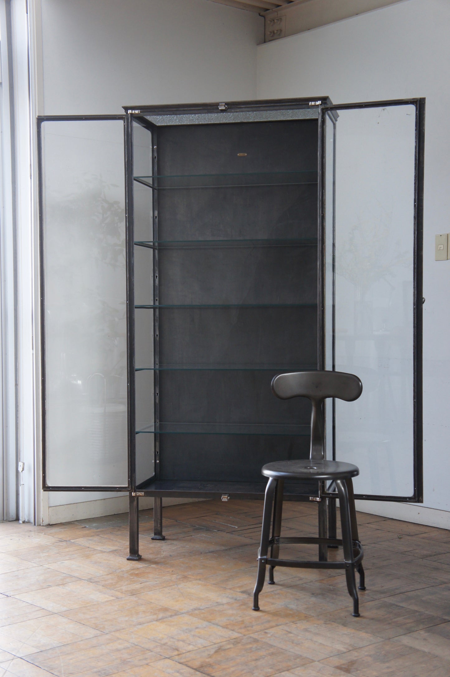 DUFFAUD Medical glass cabinet