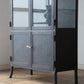 STREISGUTH Metal glass cabinet 85