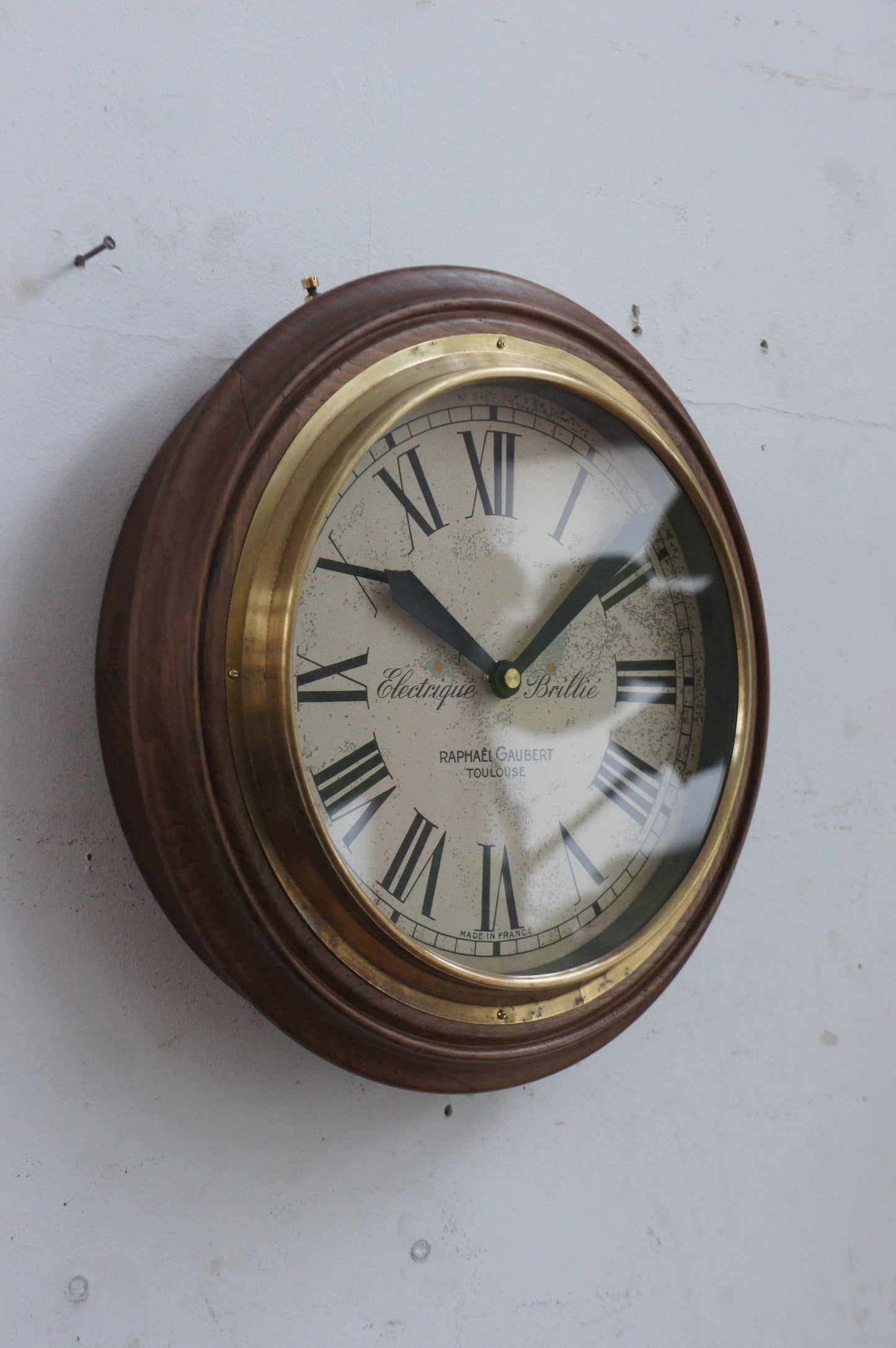 BRILLIÉ Wall Clock / Beech