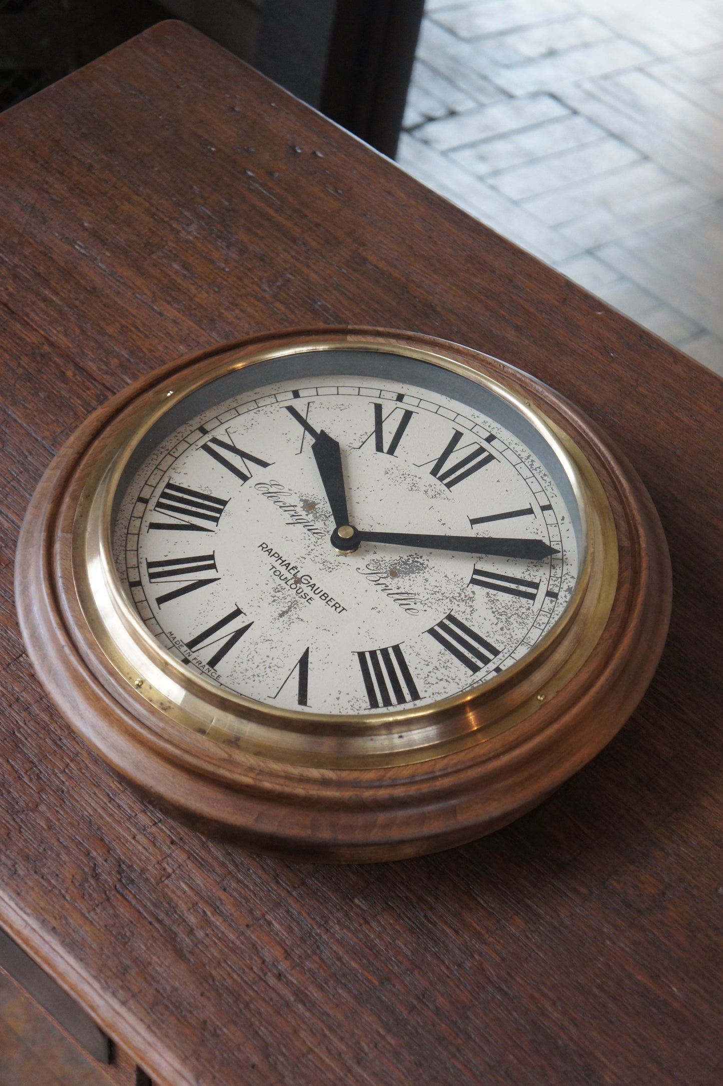 BRILLIÉ Wall Clock / Beech