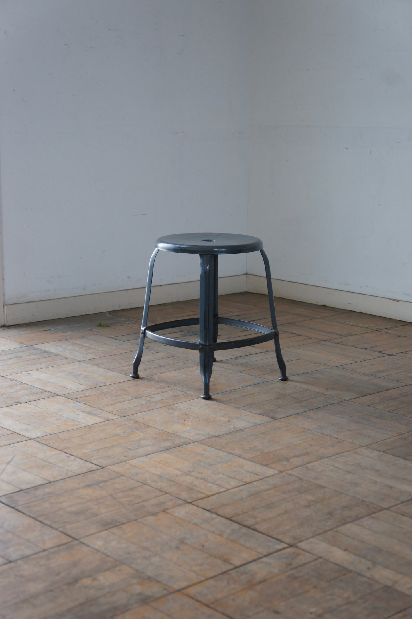 NICOLLE Stool H45 / Blue Grey