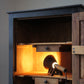 Hand Lamp with Cast Iron Base