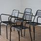 Metal Arm Chair / Set of 4