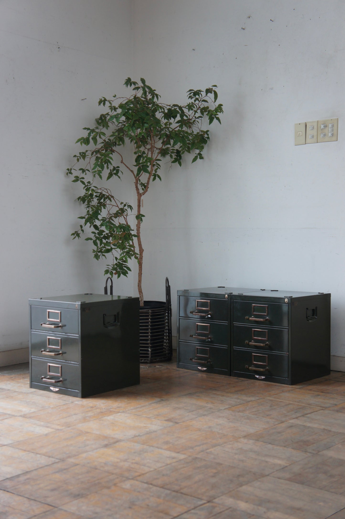 KUROGANE Metal Filing Cabinet