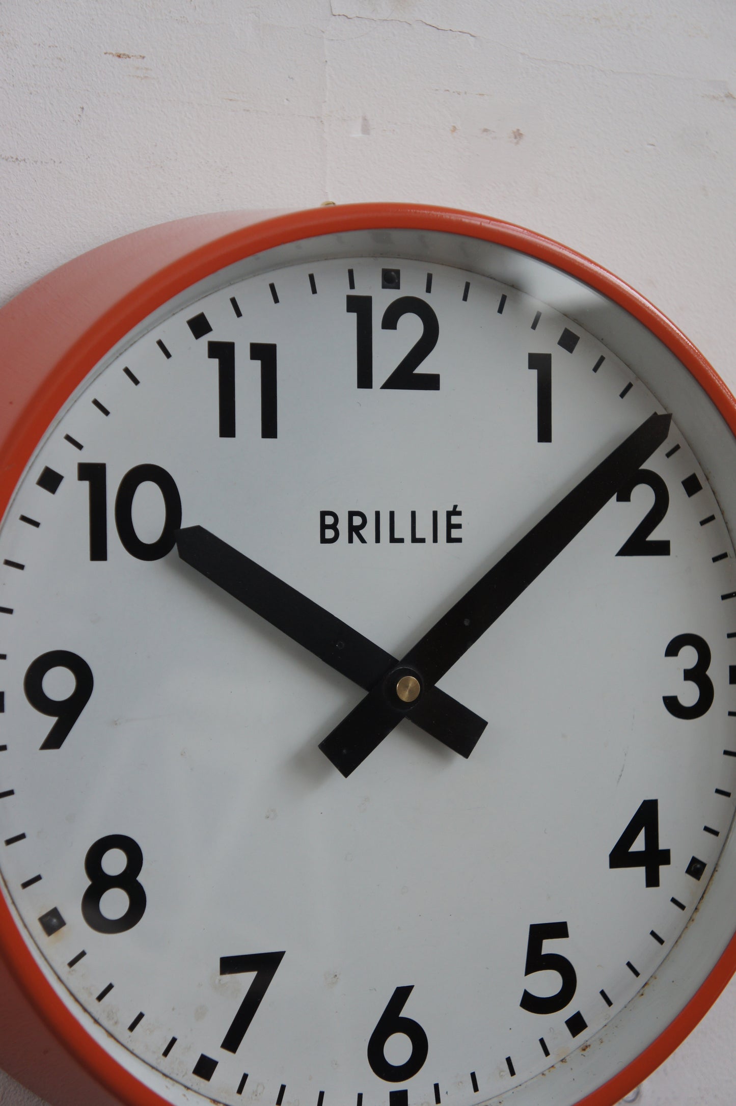BRILLIÉ Wall clock / orangé
