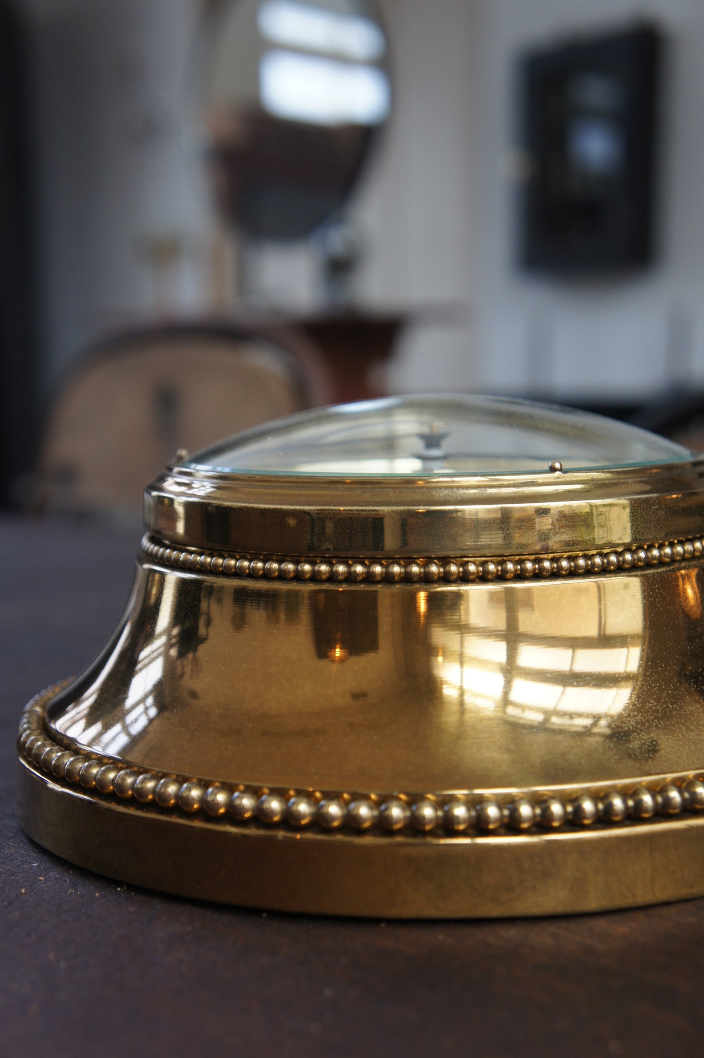 BRILLIÉ Wall Clock / Laiton plaqué