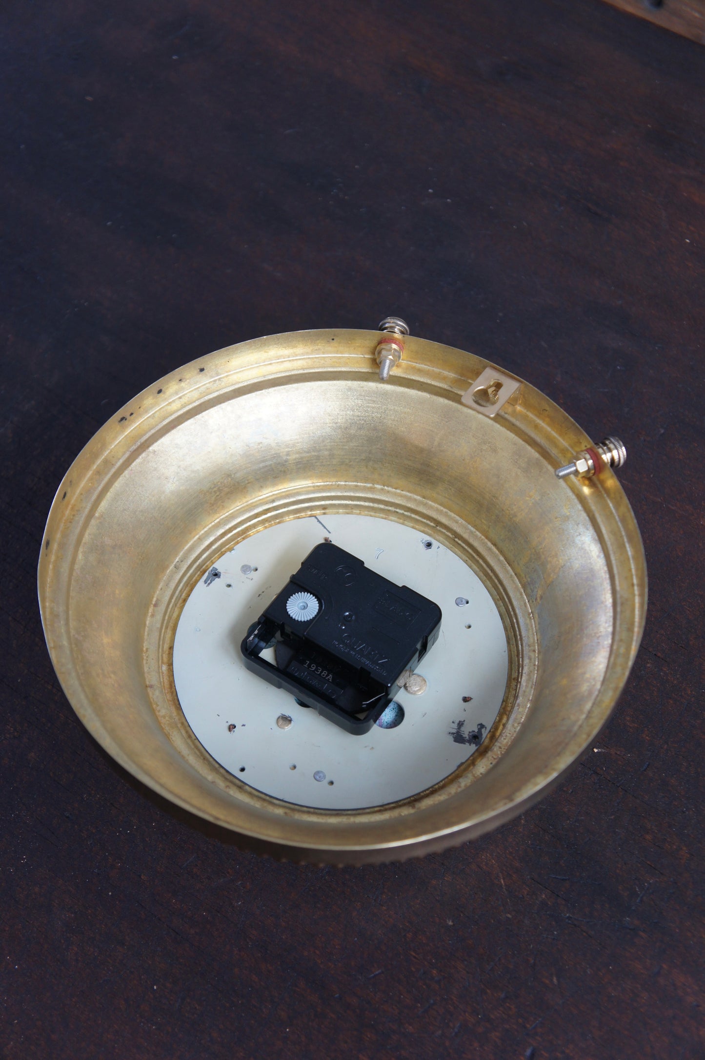 BRILLIÉ Wall Clock / Laiton plaqué