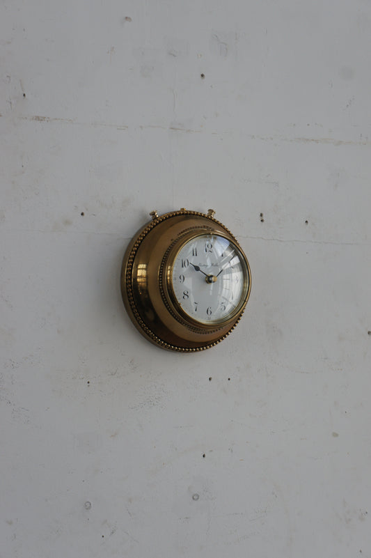 BRILLIÉ Wall Clock / Laiton plaqué