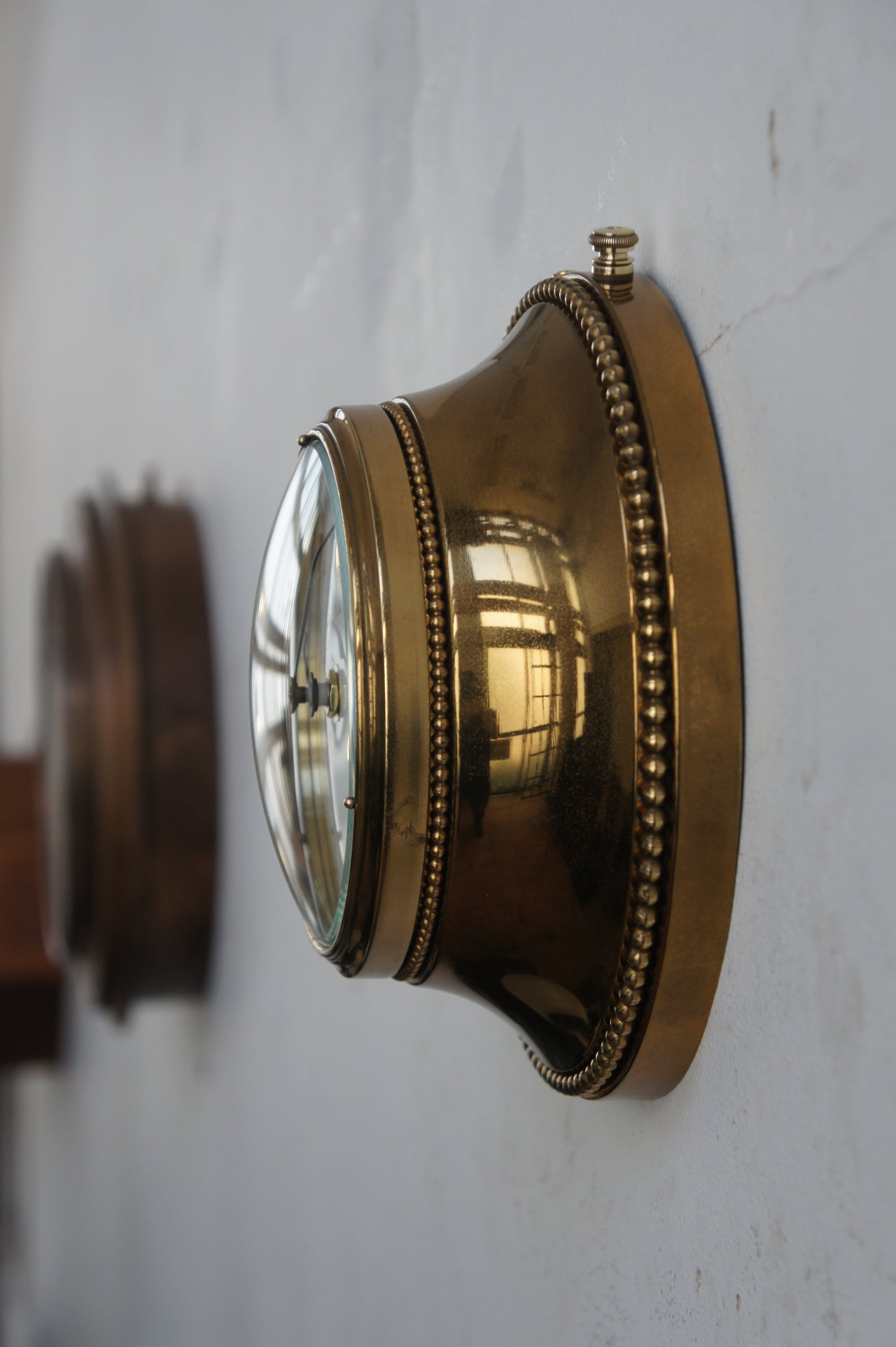 BRILLIÉ Wall Clock / Laiton plaqué