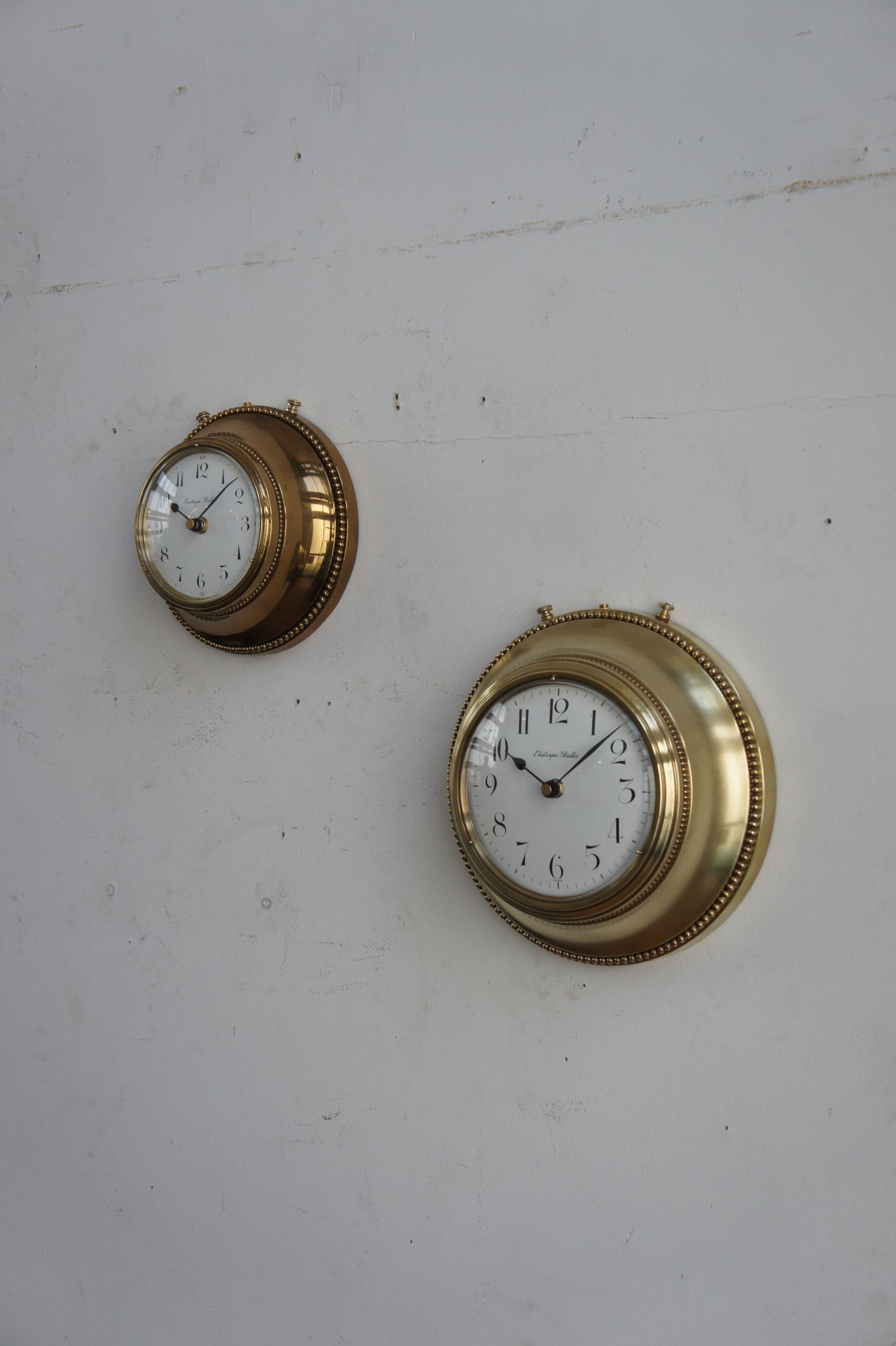 BRILLIÉ Wall Clock / Laiton brut