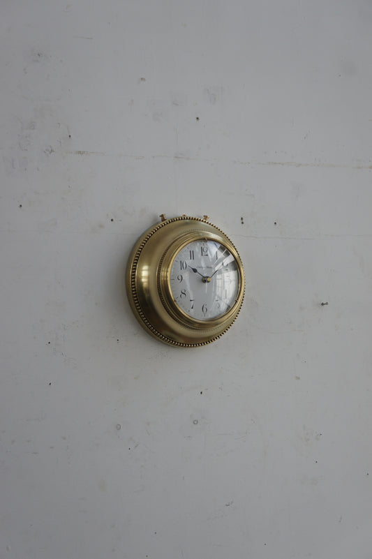 BRILLIÉ Wall Clock / Laiton brut