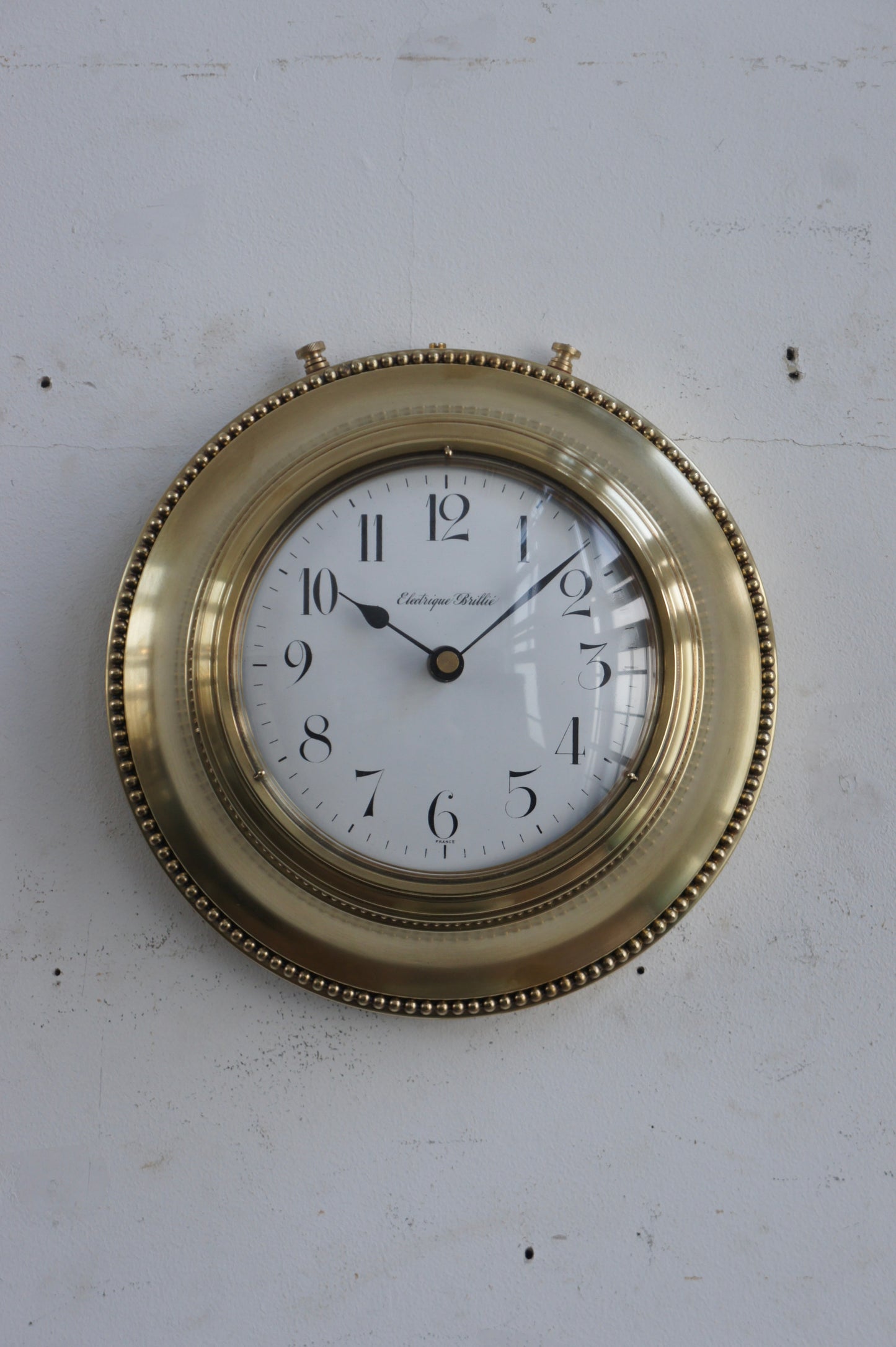 BRILLIÉ Wall Clock / Laiton brut