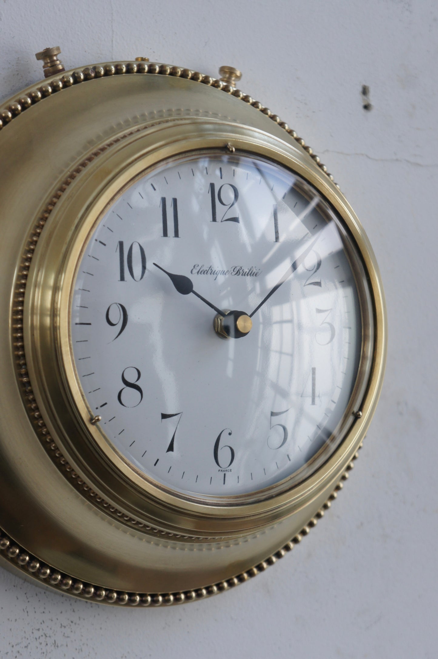 BRILLIÉ Wall Clock / Laiton brut